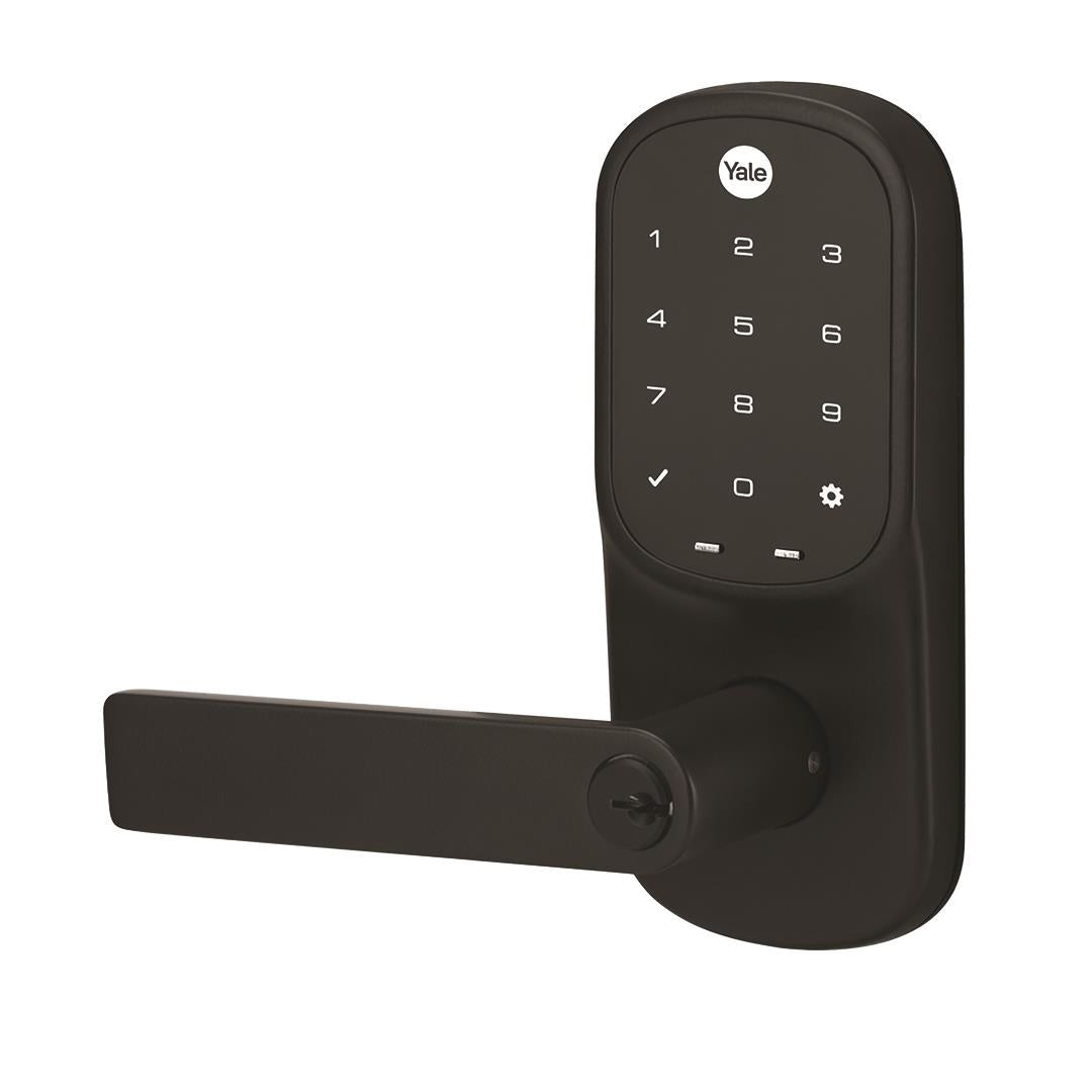 Yale Assure Keyed Digital Lever Keyed Lock (Matte Black)