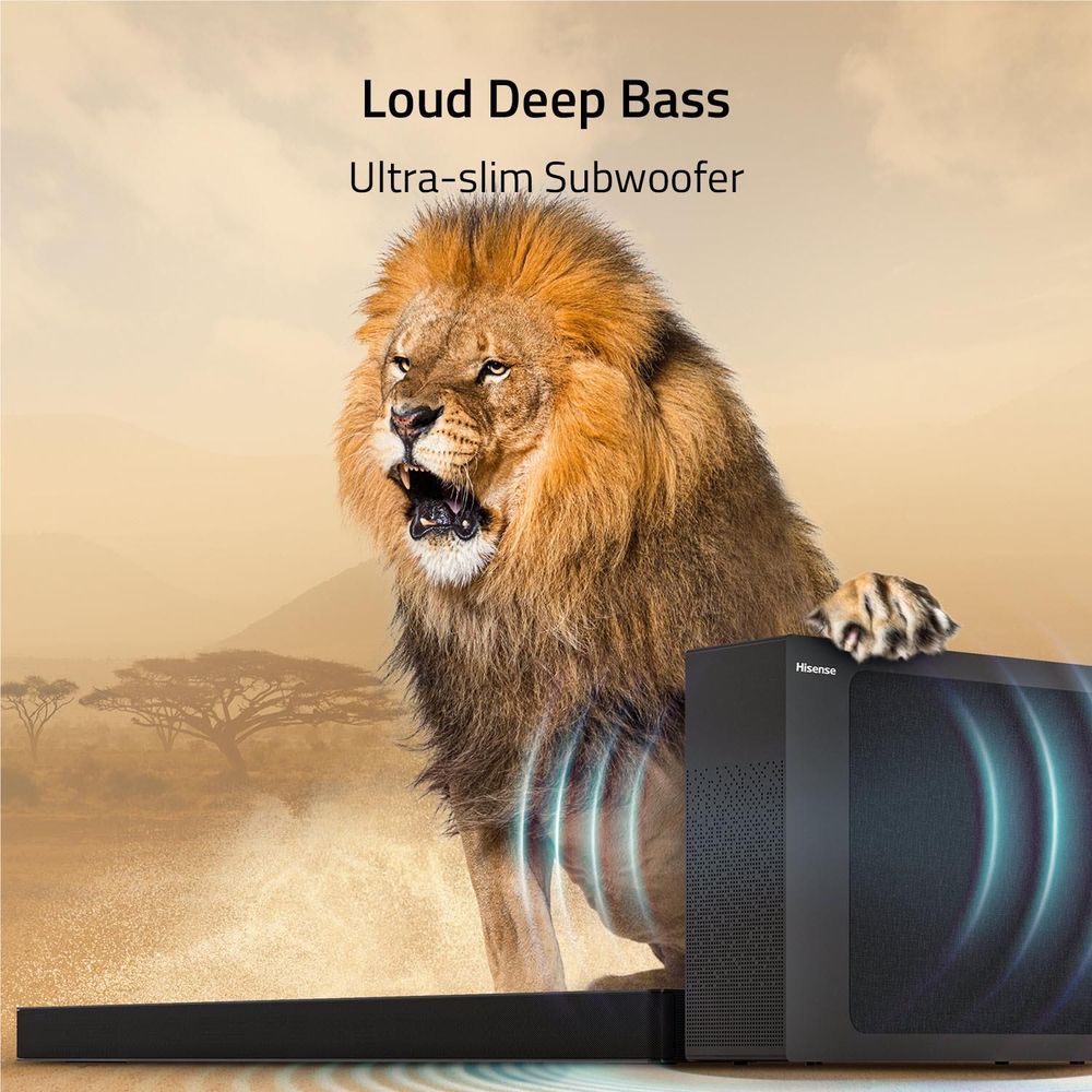 Hisense HS2100 2.1 Channel Soundbar with Wireless Subwoofer