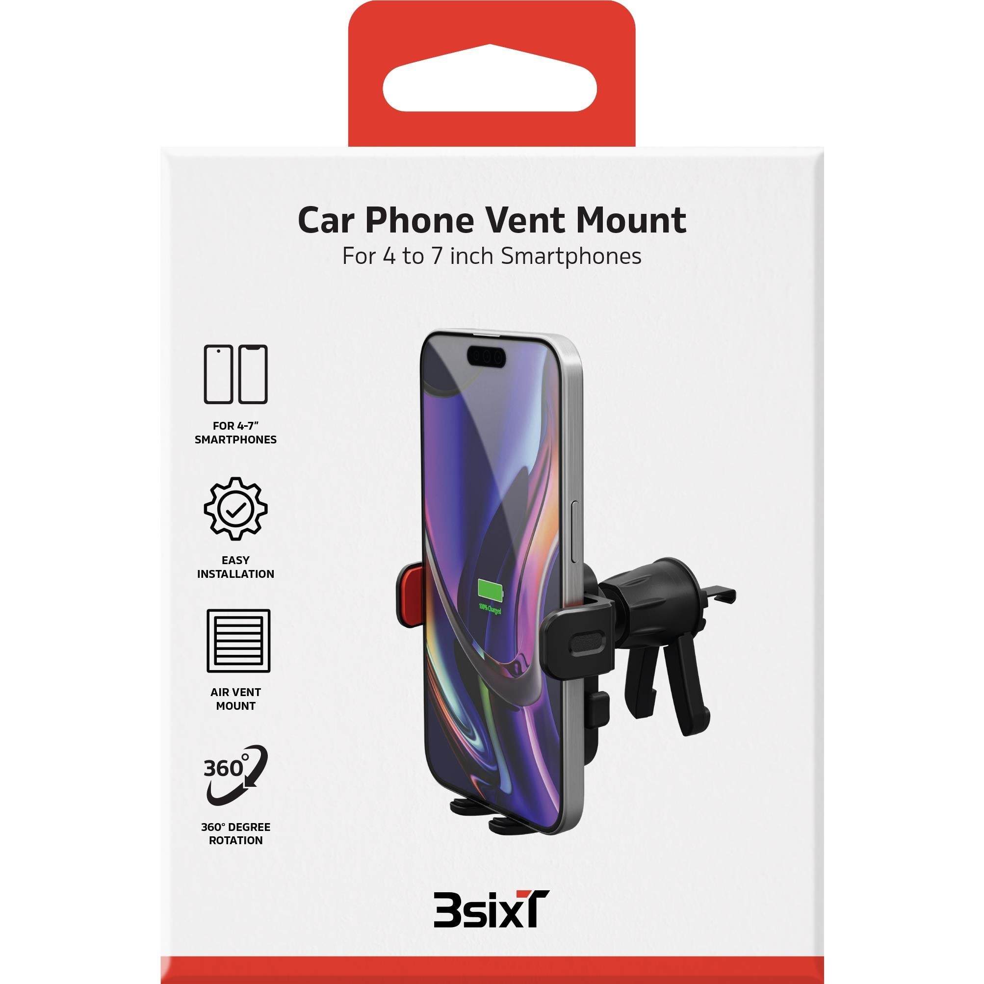 3sixT Quick Release Car Vent Mount