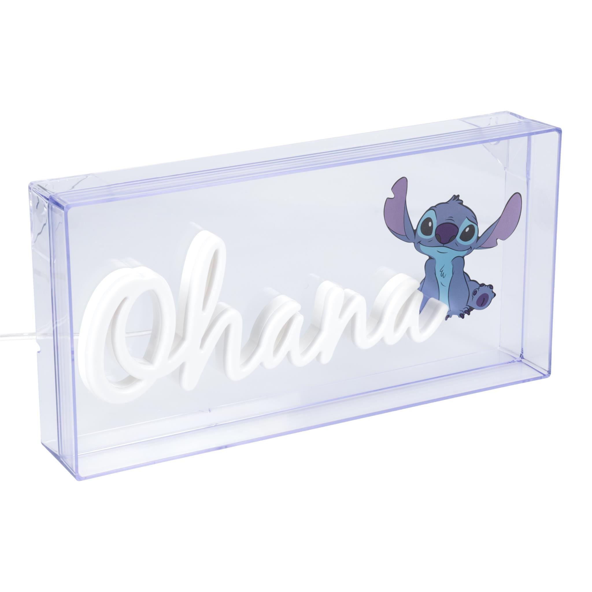 Paladone Disney Stitch Ohana LED Neon Light