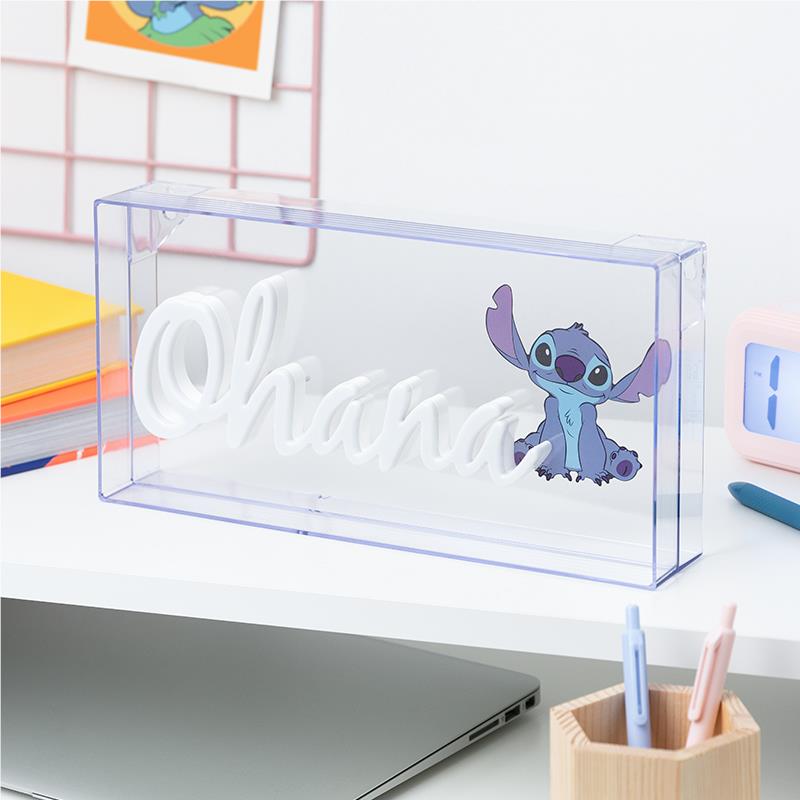 Paladone Disney Stitch Ohana LED Neon Light