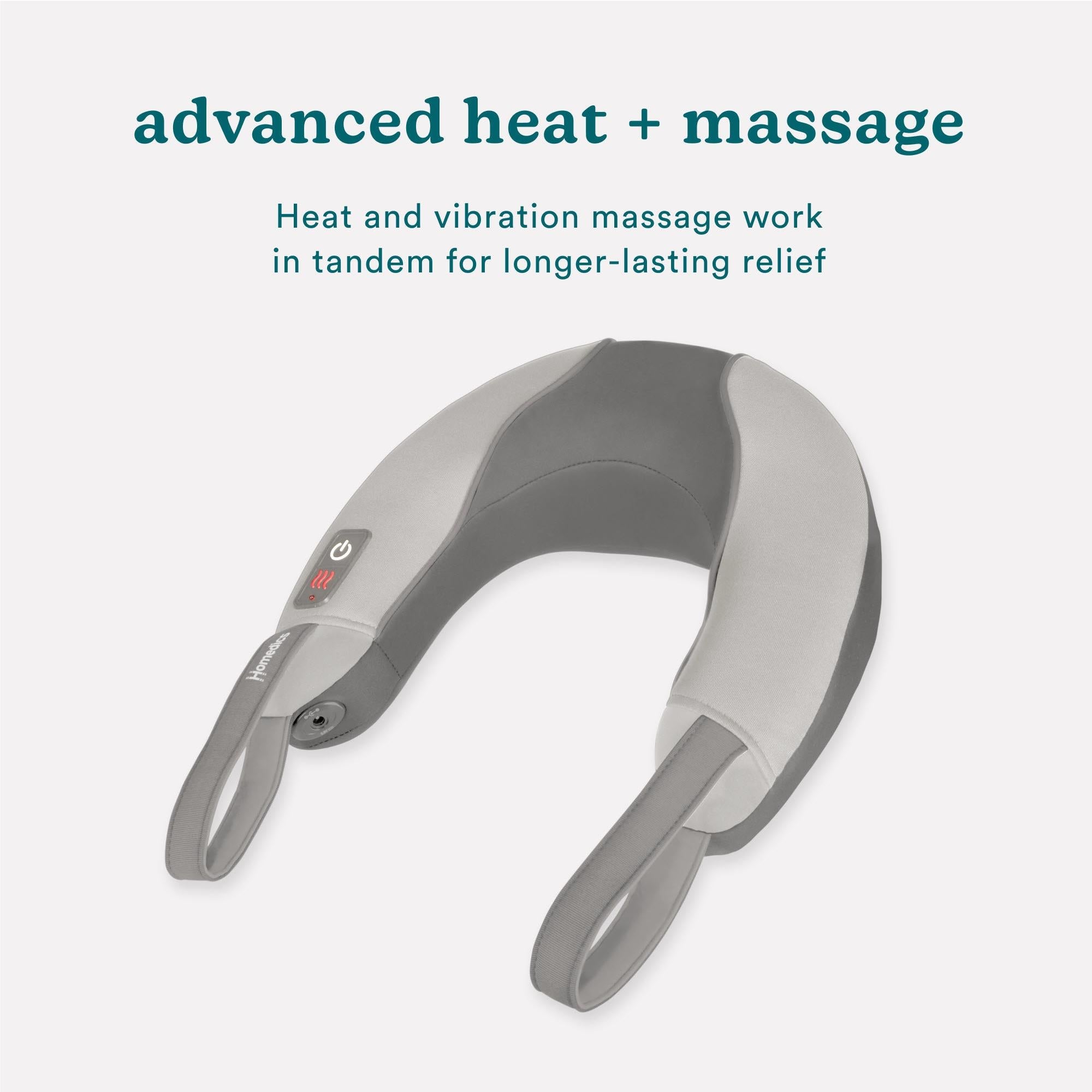 HoMedics Vibration Neck Massager with Heat (Grey)