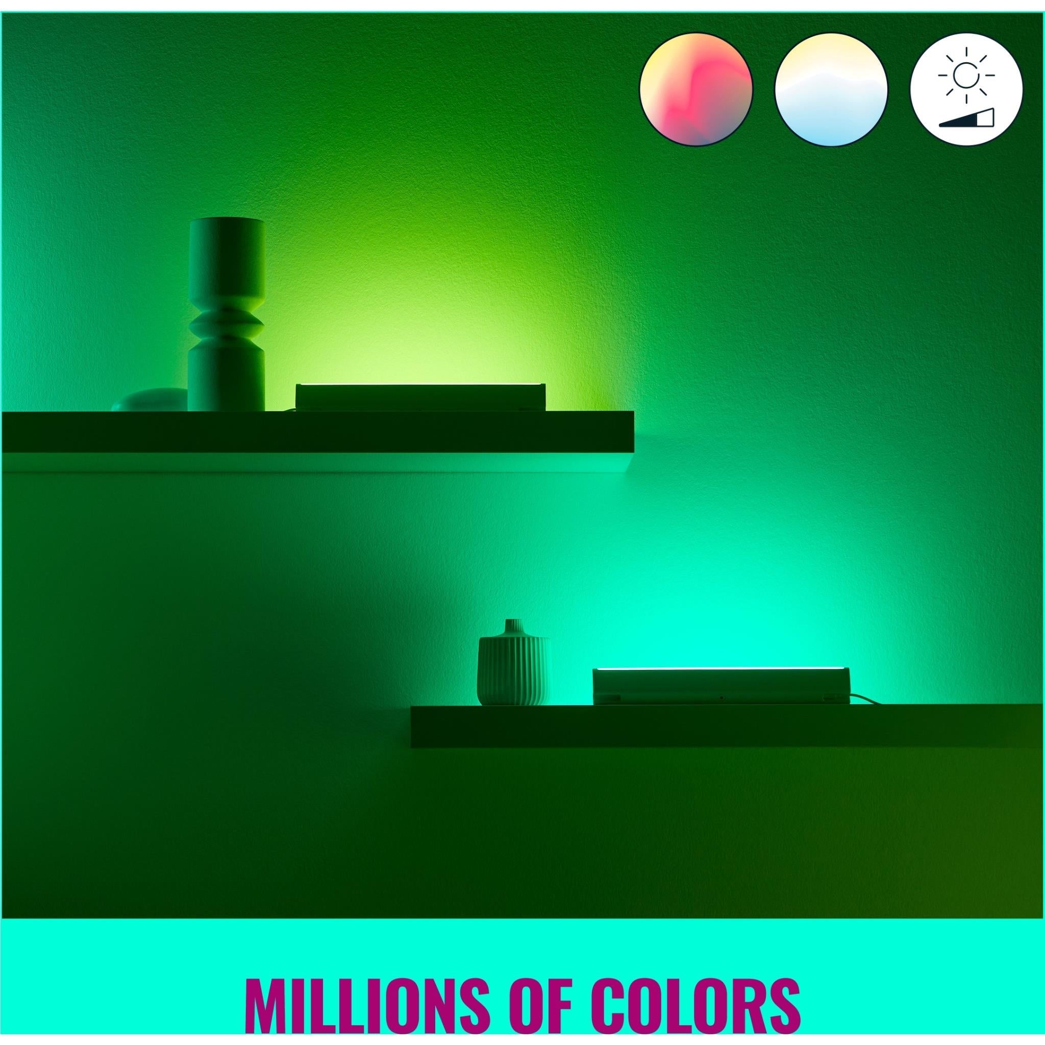 WiZ Colour & White Light Bar Dual Pack