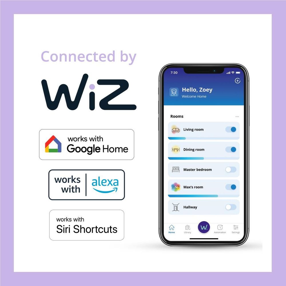 WiZ Colour & Tunable White G95 E27 Smart Bulb [Gen 2]