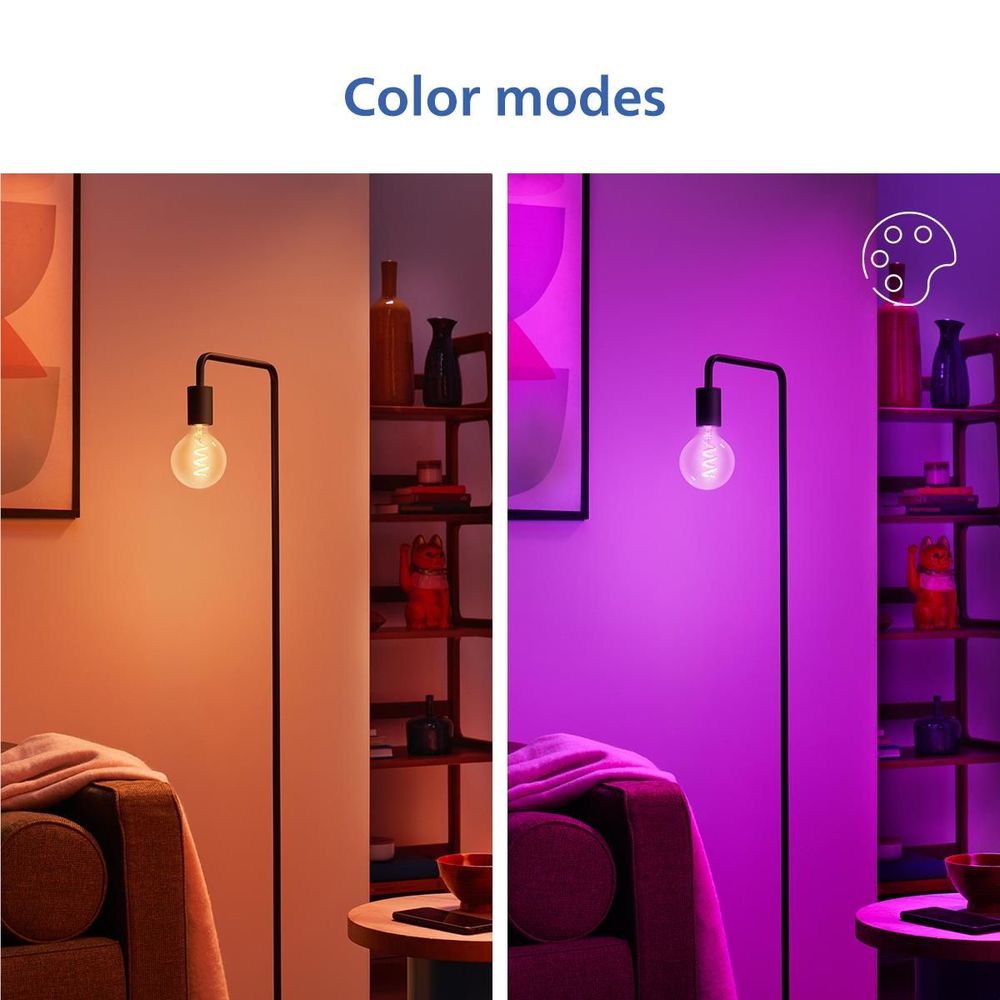 WiZ Colour & Tunable White G95 E27 Smart Bulb [Gen 2]