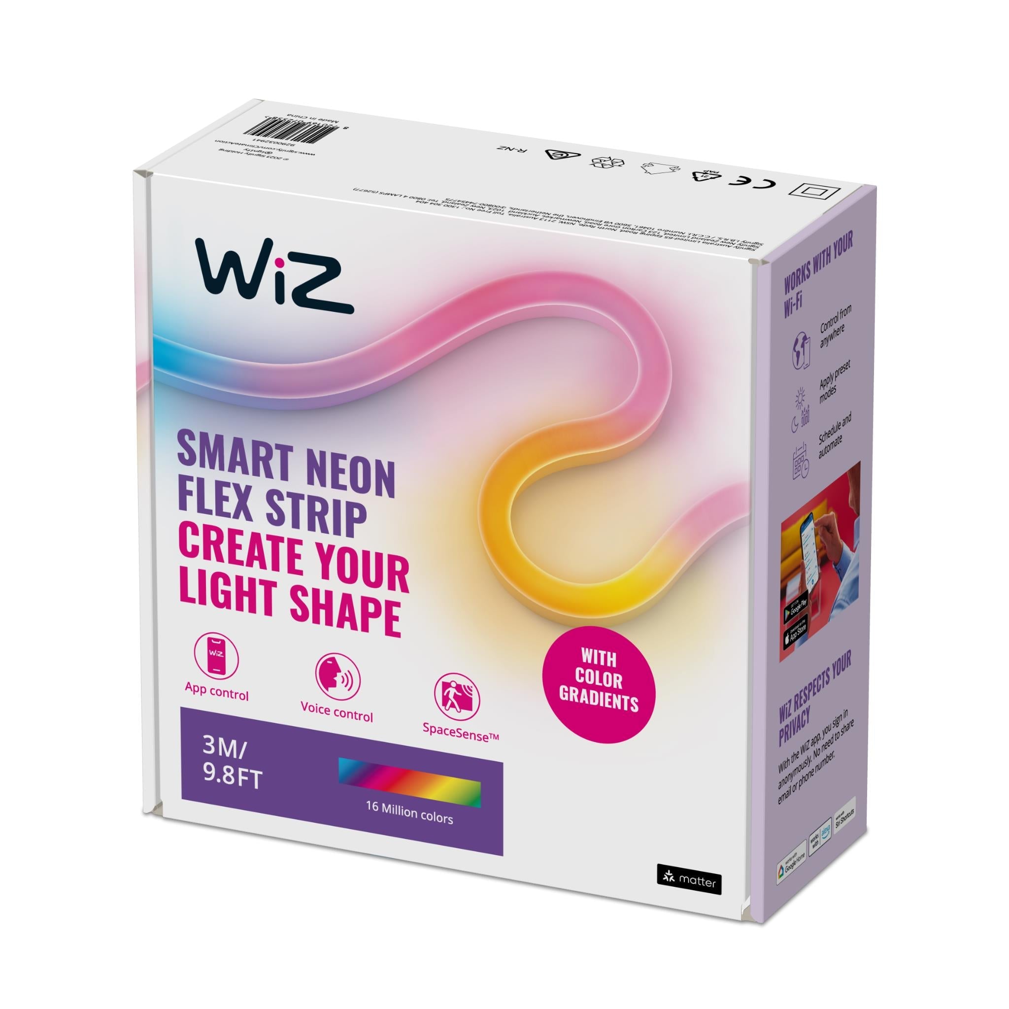 WiZ Neon Flex Strip 3m Kit