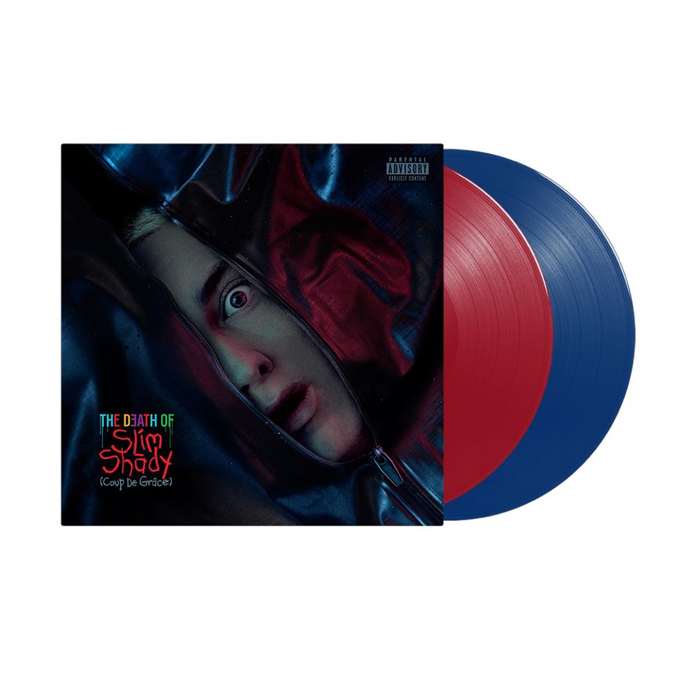 The Death of Slim Shady (Coup De Grace) (Red & Blue Opaque Vinyl) - By: Eminem