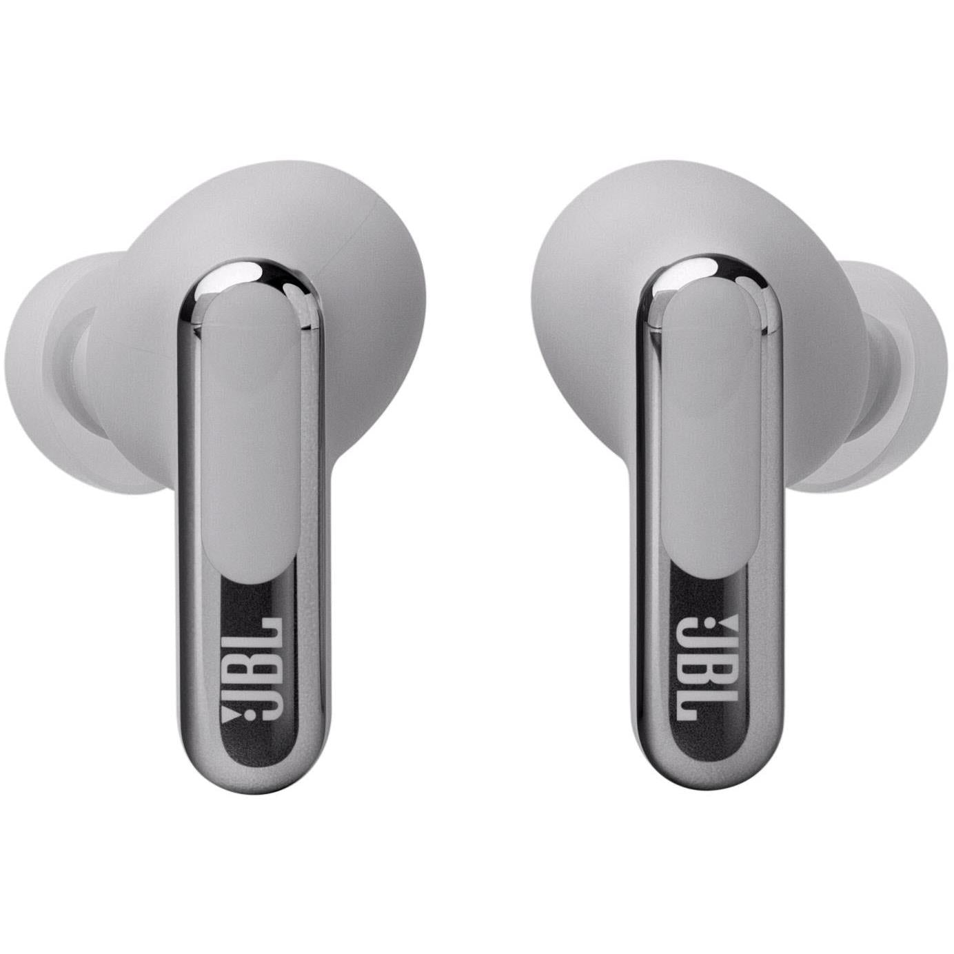 JBL Live Beam 3 TWS Noise Cancelling In-Ear Headphones (Silver)