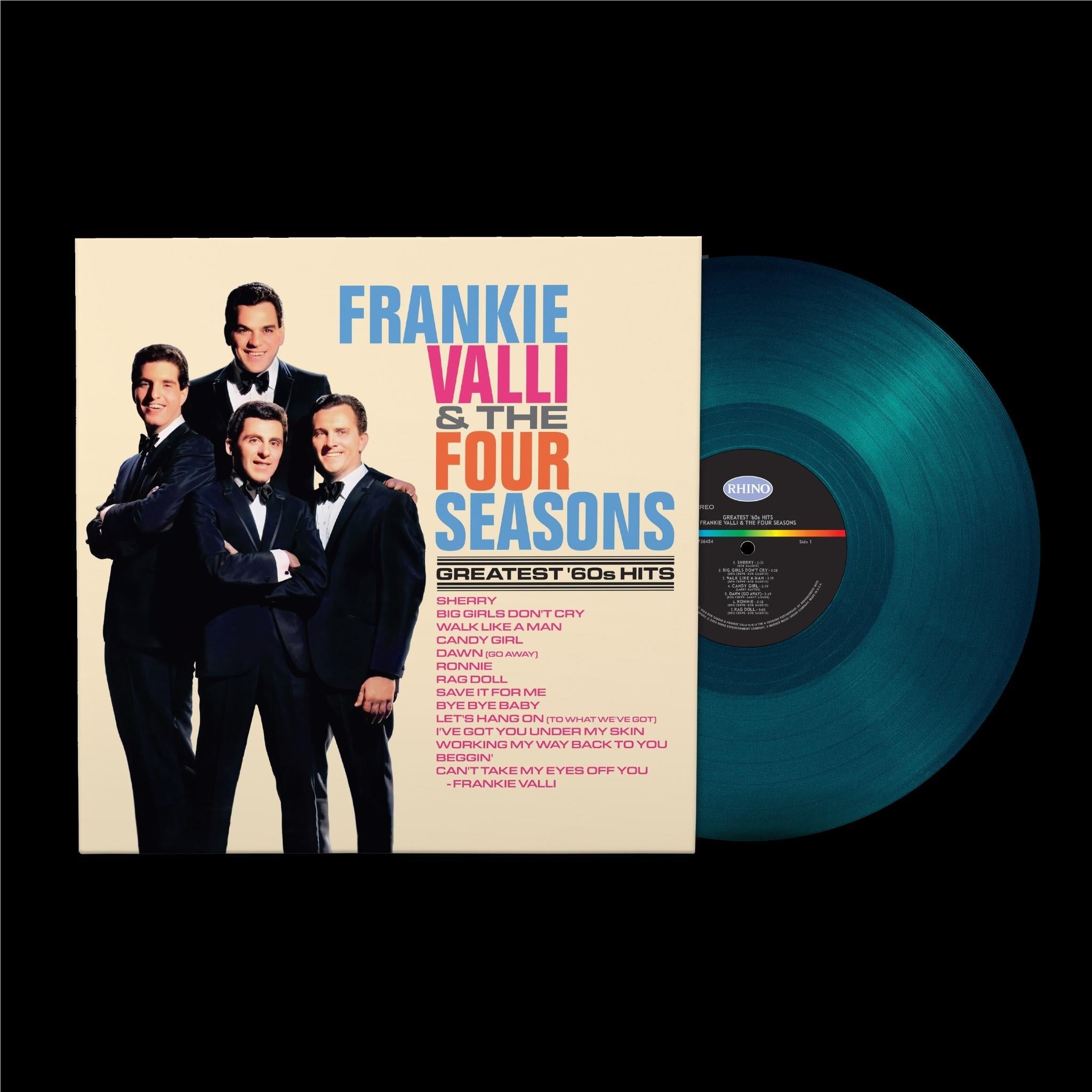 60s Greatest Hits (Sea blue Vinyl) - By: Frankie Valli & The Four Seasons