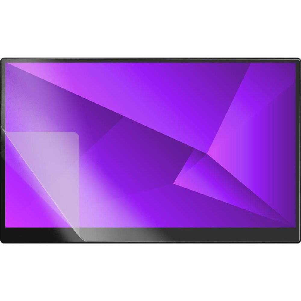 Rectangular clear screen protector film for 17 Pro display, thin edge-to-edge