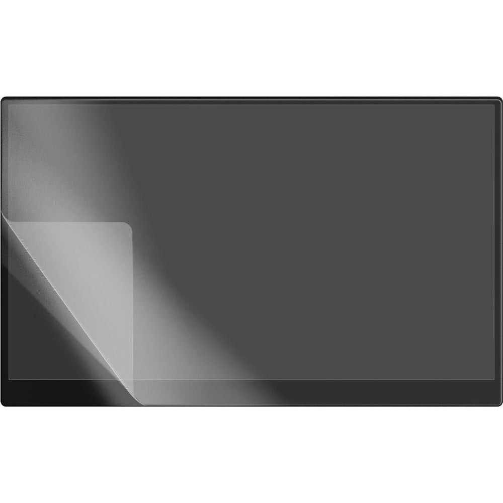 17 Pro display screen protector, clear film covering the rectangular screen area