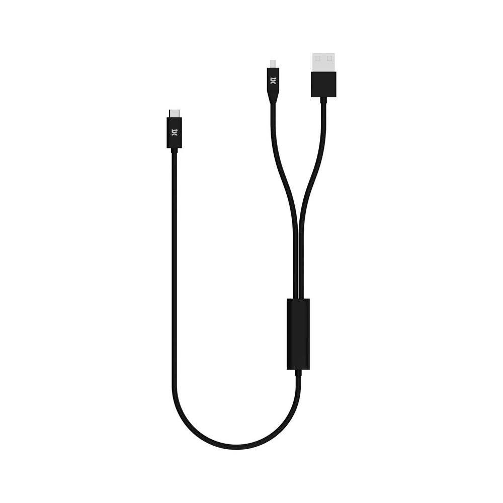 espresso 1m Mini DisplayPort cable with black cord and two male Mini DisplayPort plugs