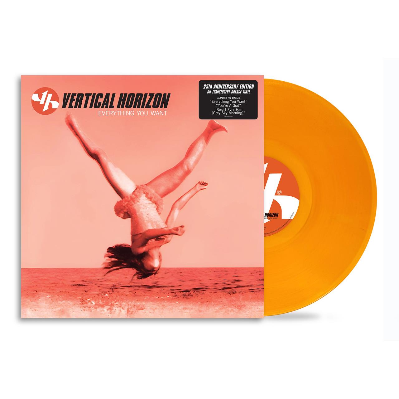 Everything You Want 25th Anniversary (Orange Vinyll) - By: Vertical Horizon