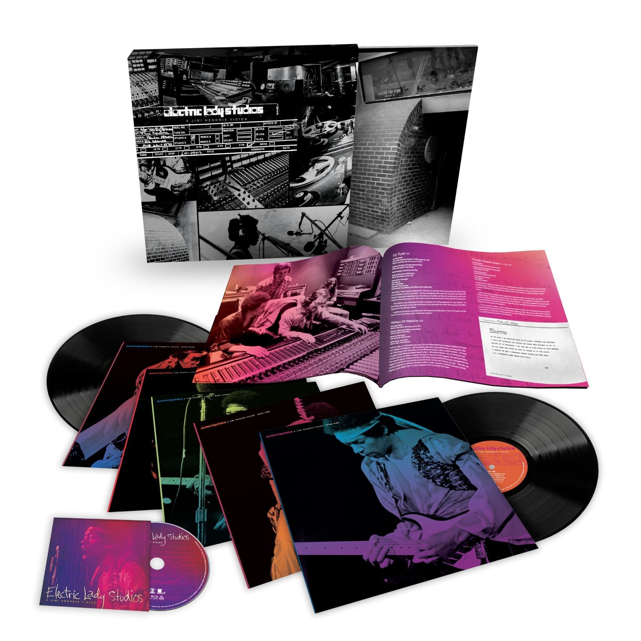 Electric Lady Studios: A Jimi Hendrix Vision (Vinyl + Blu-ray) - By: Jimi Hendrix