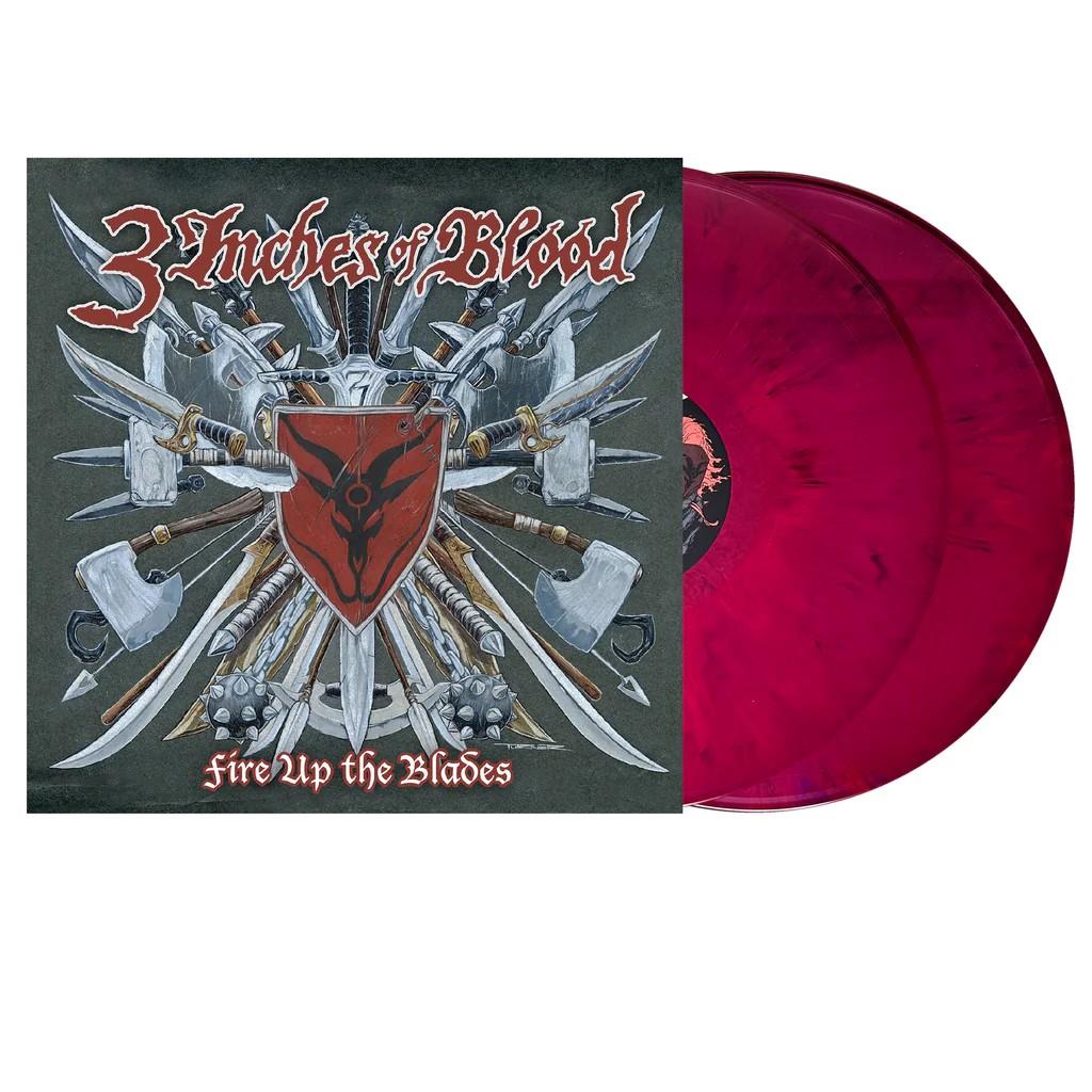 Fire Up the Blades (Crimson Fire Vinyl) - By: 3 Inches Of Blood