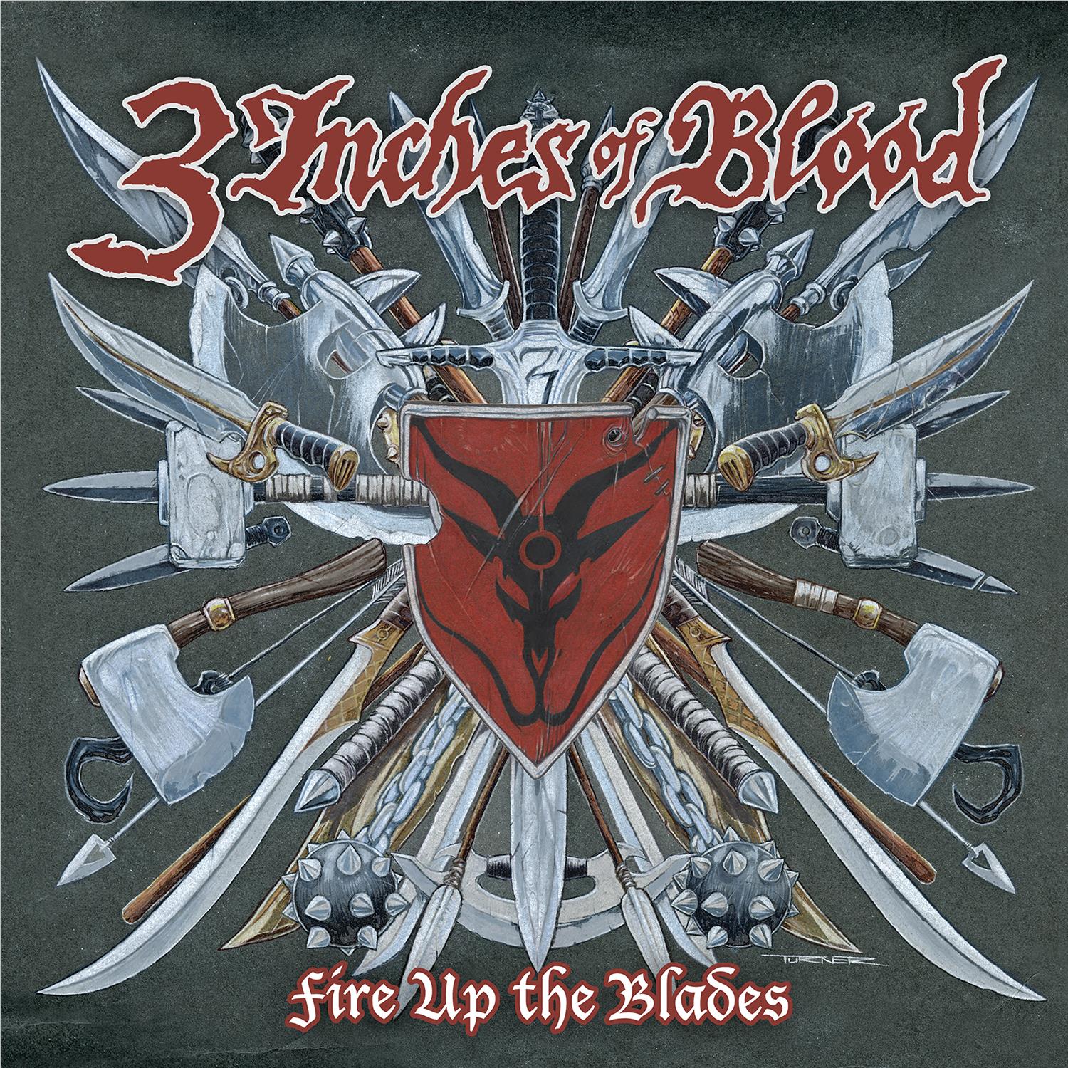 Fire Up the Blades (Crimson Fire Vinyl) - By: 3 Inches Of Blood