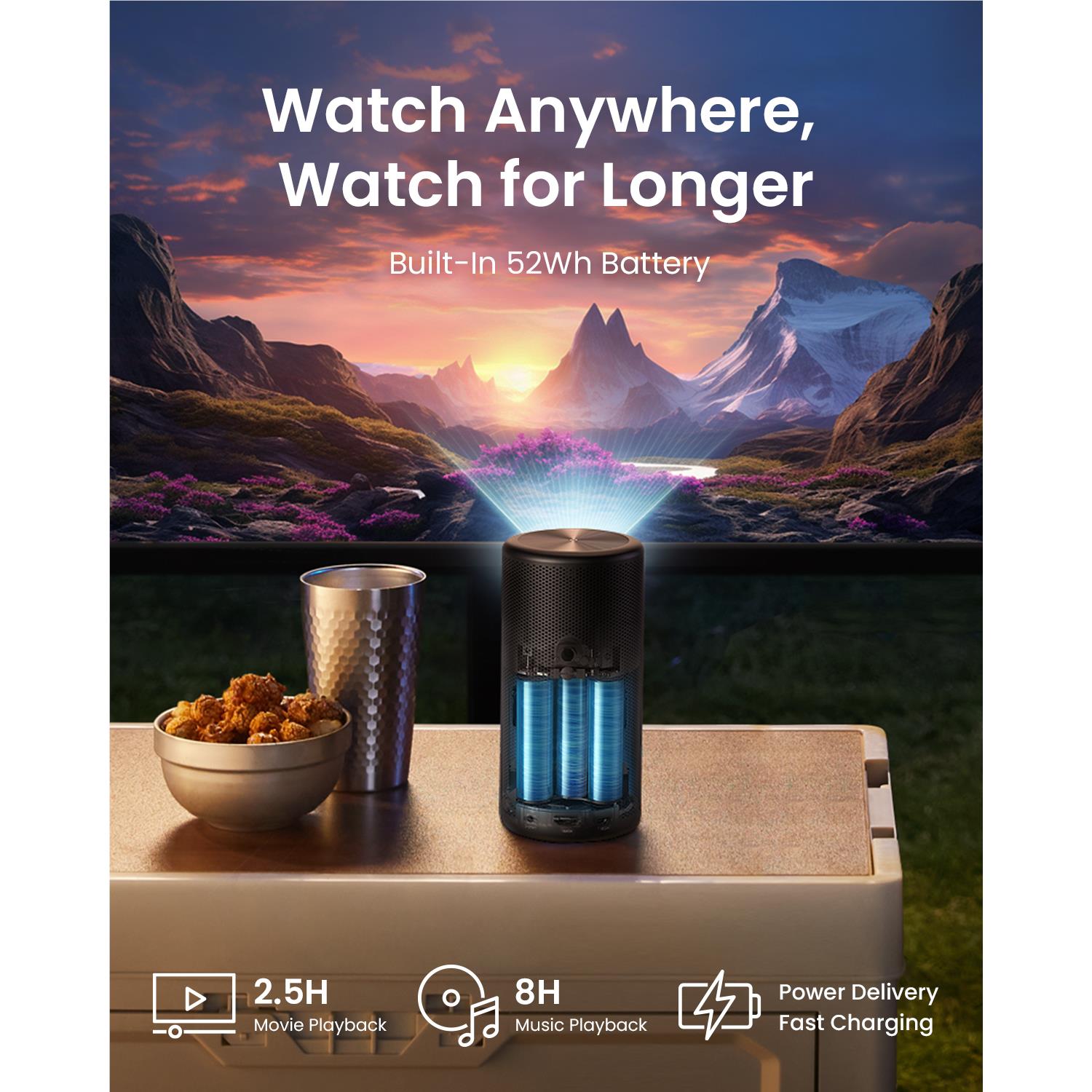 Nebula Capsule 3 Laser Google TV Projector