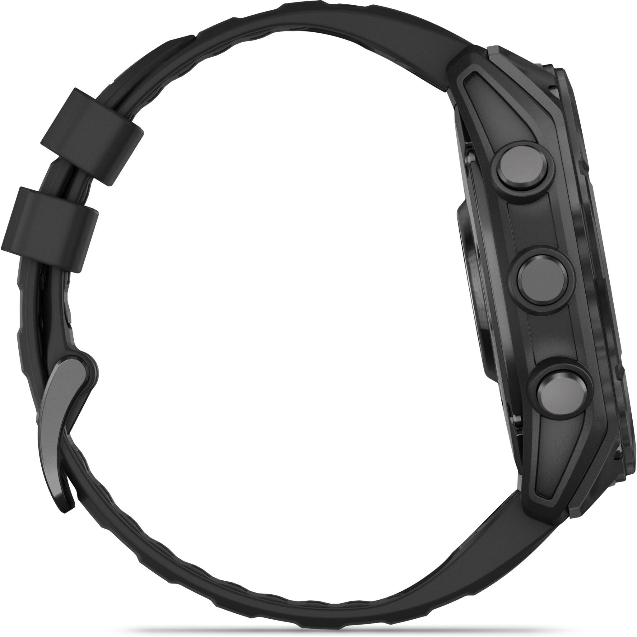 Garmin fenix 8 51mm AMOLED Glass, Slate Grey with Black Band