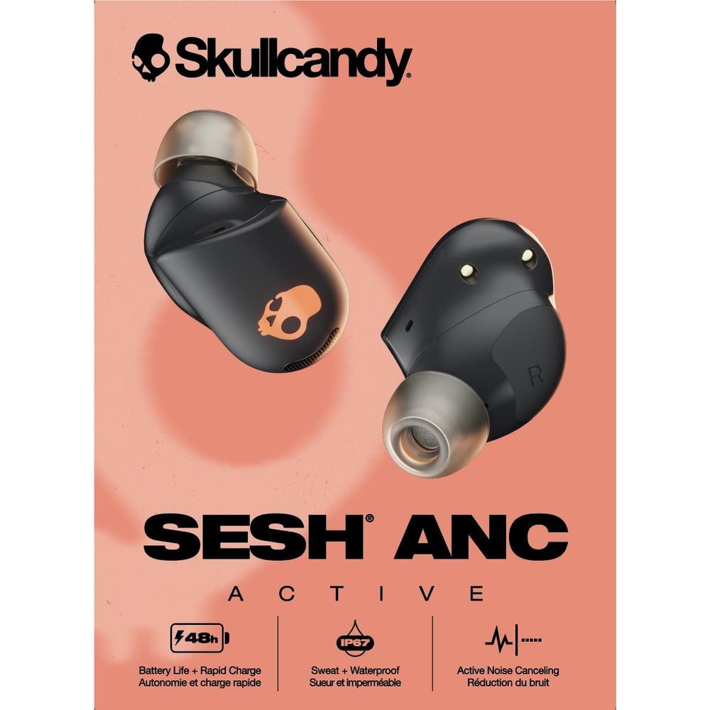 Skullcandy Sesh Active ANC True Wireless Earbuds (Black)