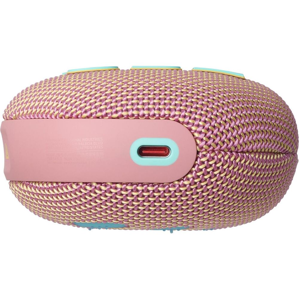 JBL Clip 5 Ultra-portable Bluetooth Speaker (Pink)