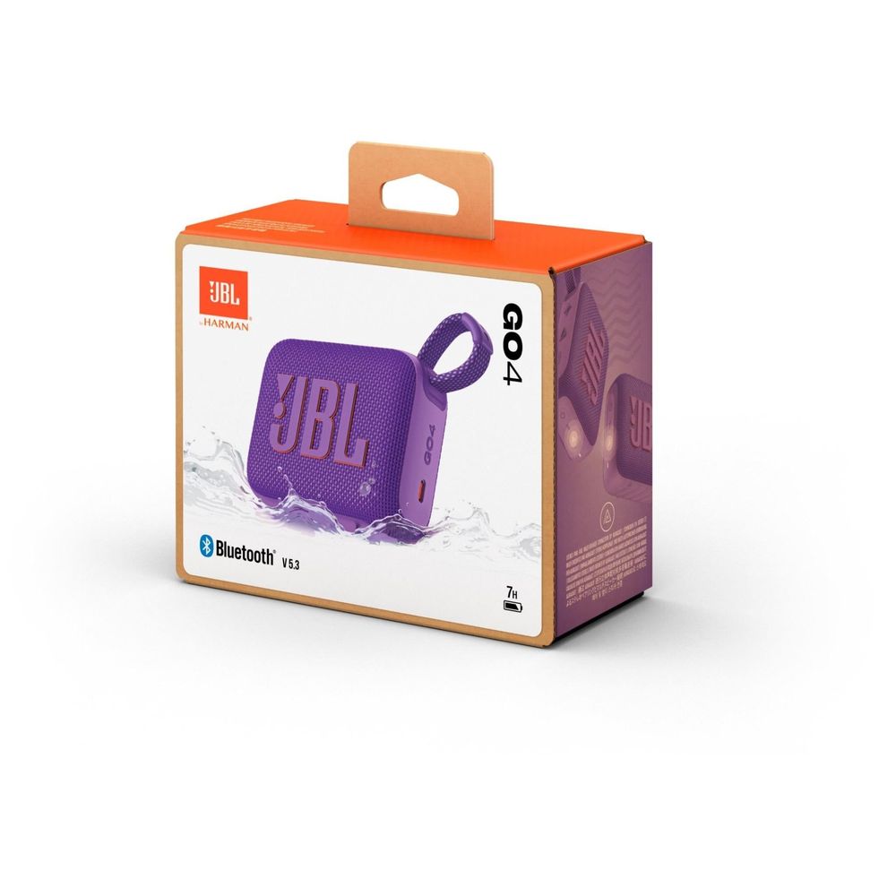 JBL Go 4 Mini Ultra-portable Bluetooth Speaker (Purple)