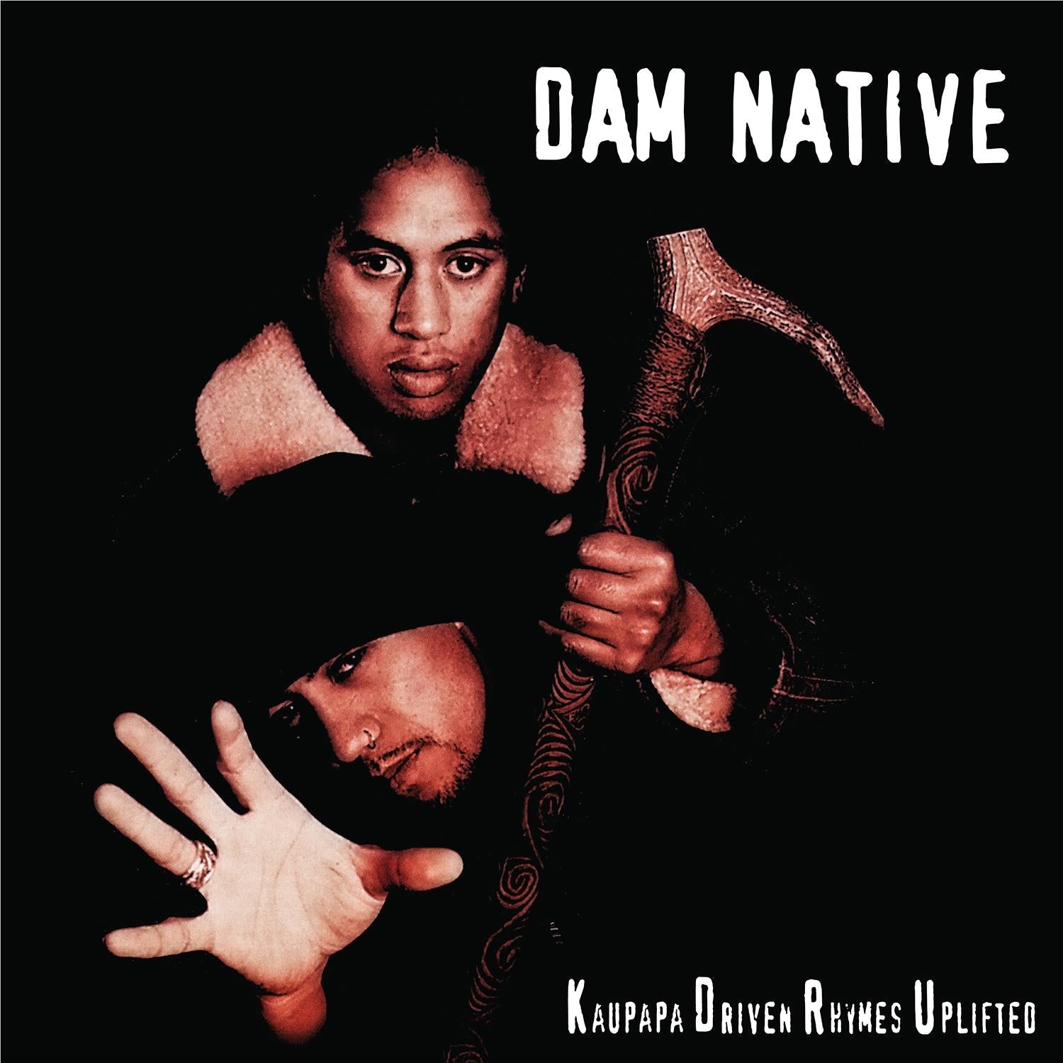 Kaupapa Driven Rhymes Uplifted (Red and Black Marbled Vinyl) - By: Dam Native