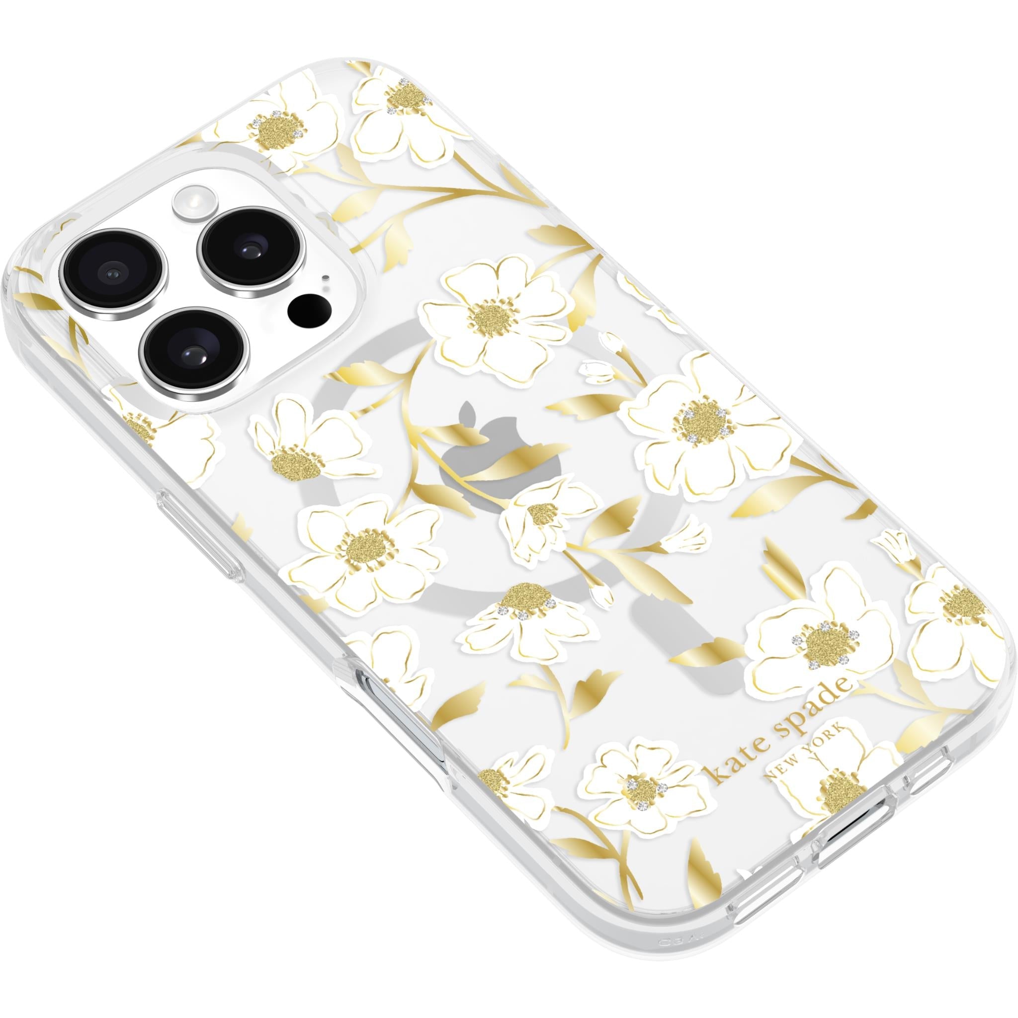 kate spade new york Protective MagSafe Case for iPhone 16 Pro (Sunshine Floral)