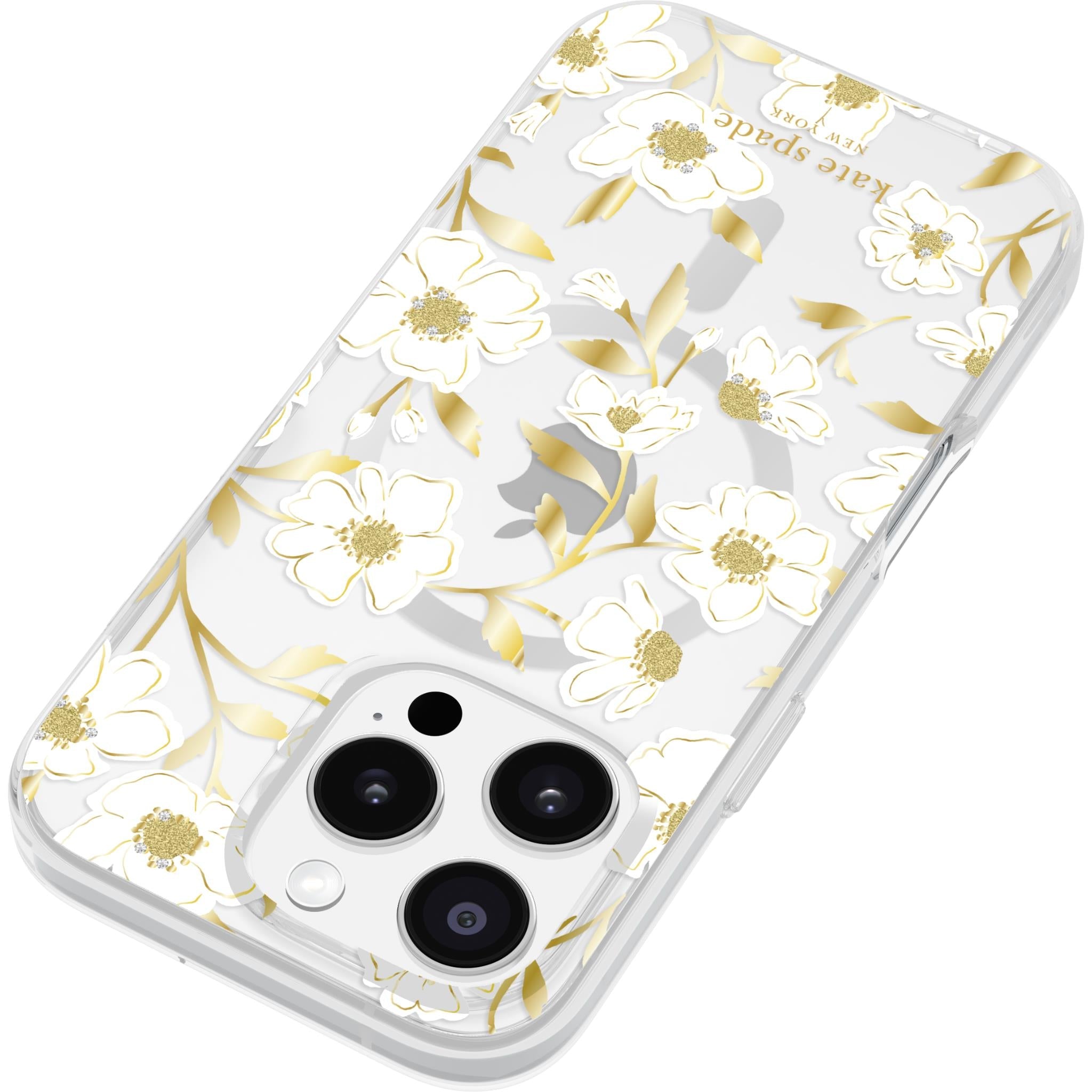 kate spade new york Protective MagSafe Case for iPhone 16 Pro (Sunshine Floral)