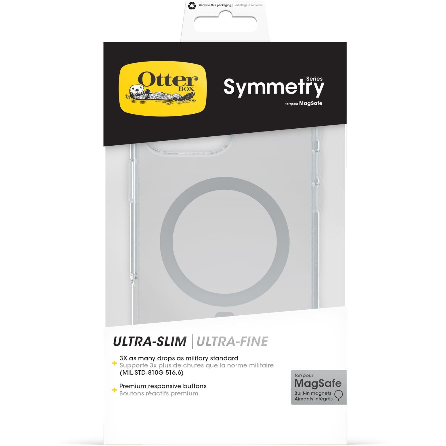 OtterBox Symmetry MagSafe Case for iPhone 16 Pro Max (Clear)