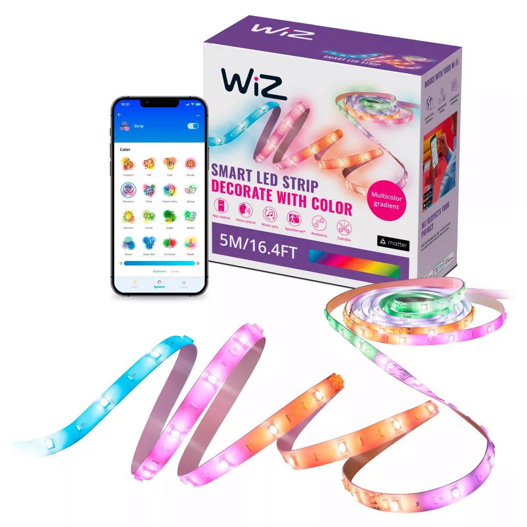 WiZ RGBIC LED Gradient Strip Light (5m)