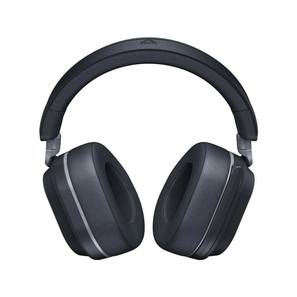 Wireless over-ear gaming headset, black padded earcups with visible headband and cushion detail