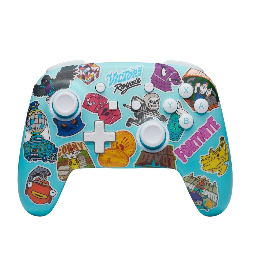 PowerA Enhanced Wireless Controller for Nintendo Switch (Fortnite Sticker Mania)