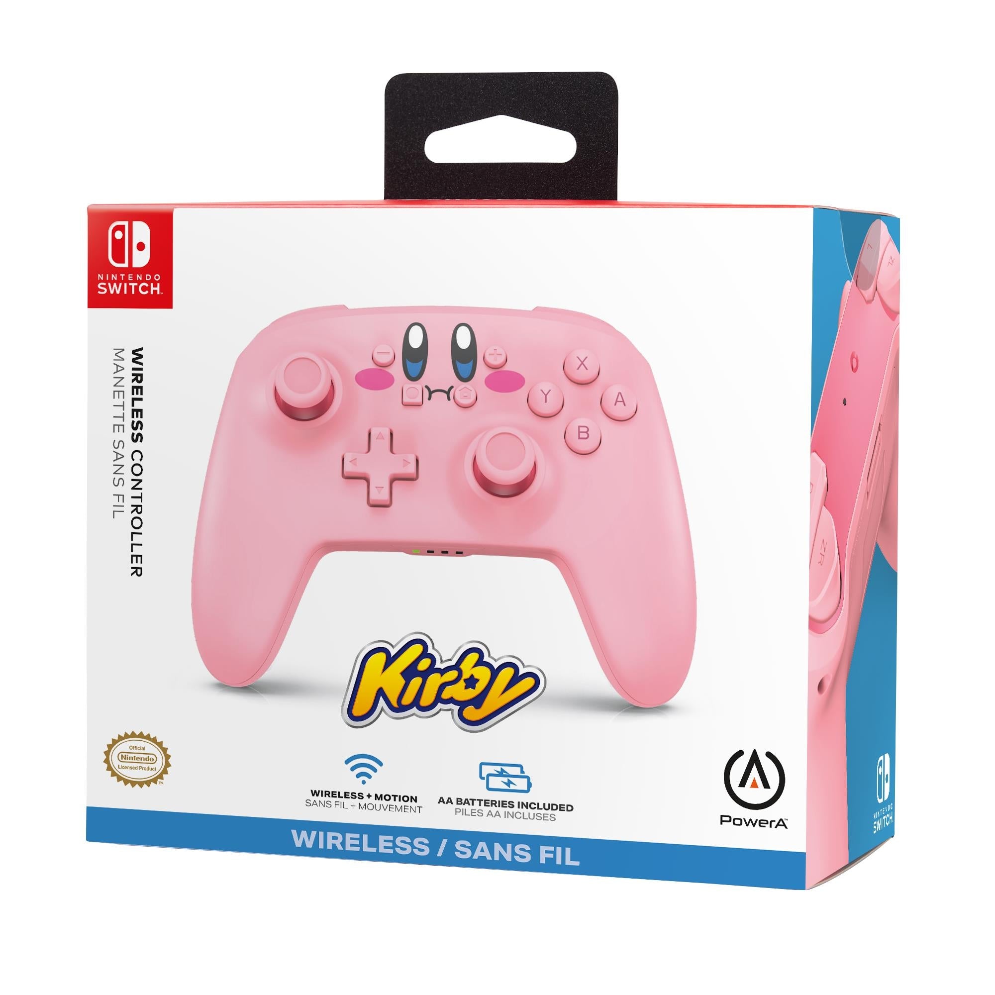 PowerA Wireless Controller for Nintendo Switch (Kirby Mouthful)