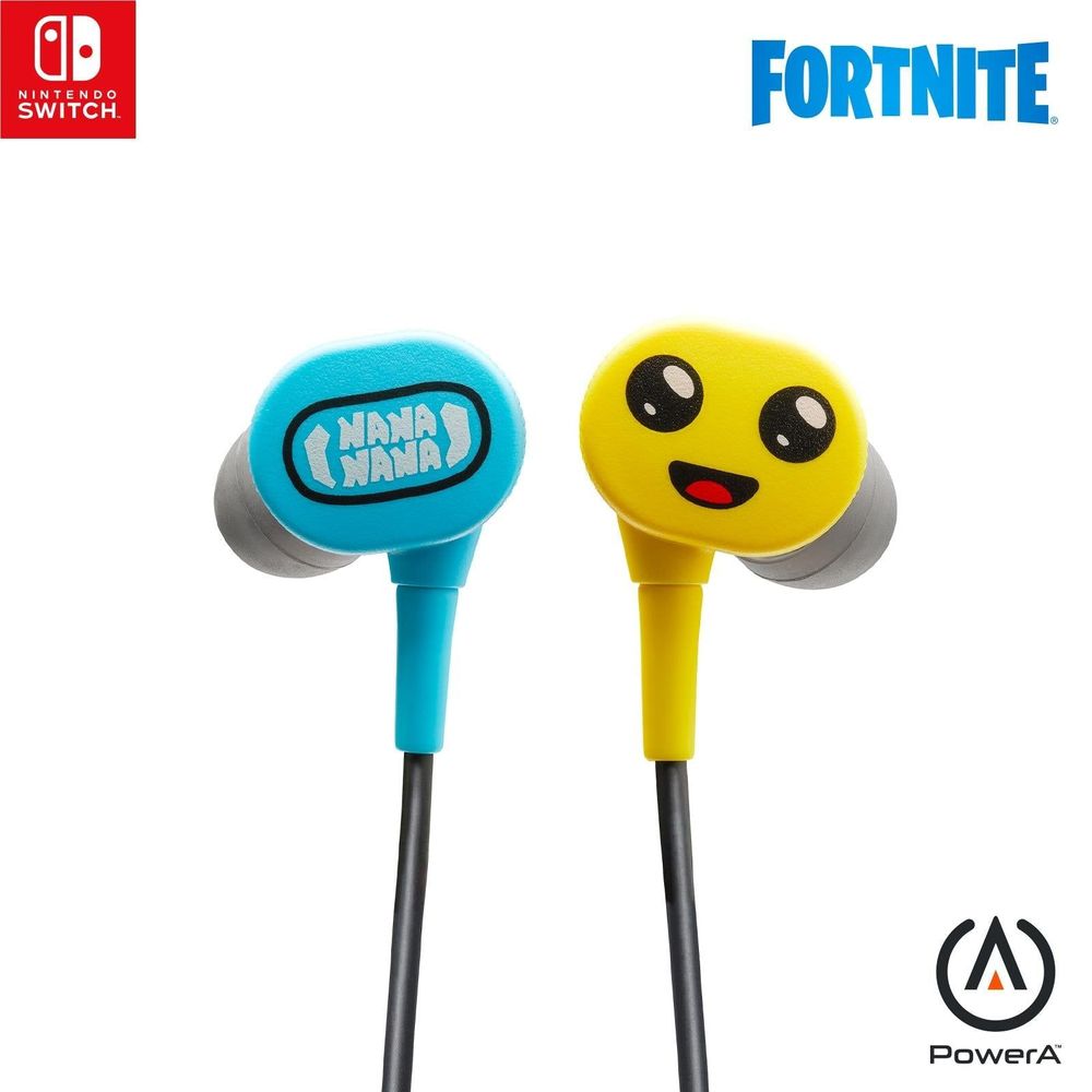 PowerA Wired Earbuds for Nintendo Switch (Peely Fortnite)
