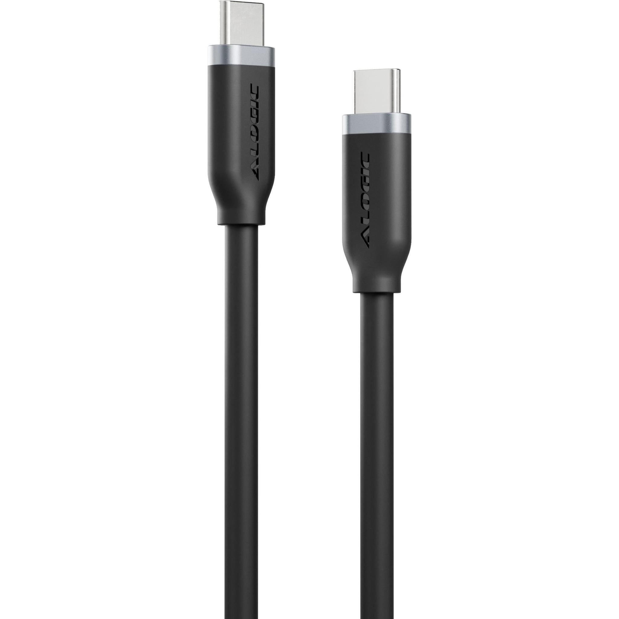 ALOGIC Elements Silicone 240W USB-C Cable [2m] (Black)