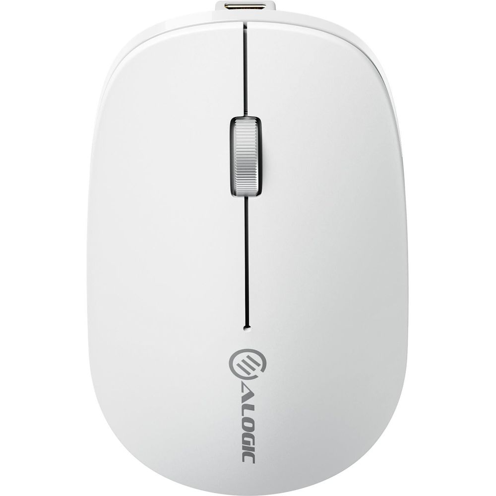 ALOGIC Echelon USB-C Rechargeable Wireless Mouse (White)