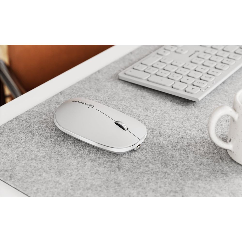 ALOGIC Echelon USB-C Rechargeable Wireless Mouse (White)