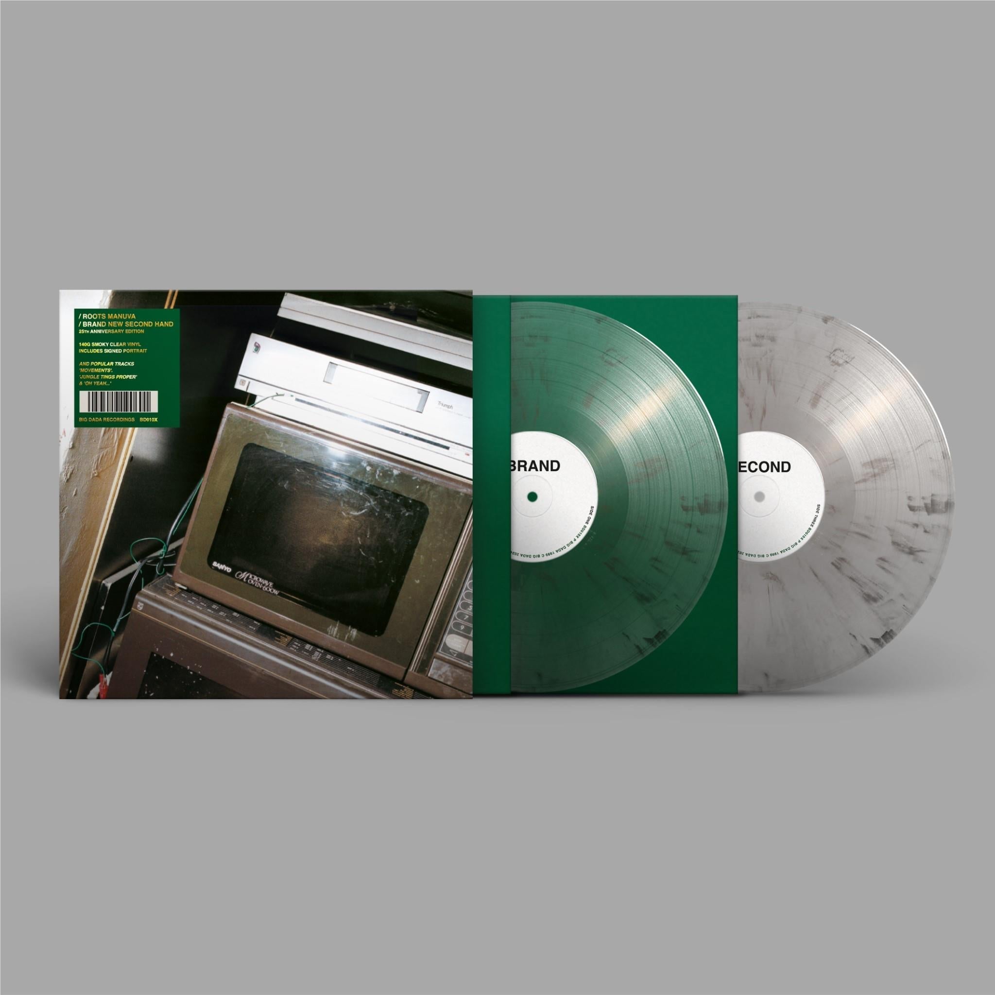 Brand New Second Hand (25th Anniversary Edition) (Smoky Coloured Vinyl) - By: Roots Manuva