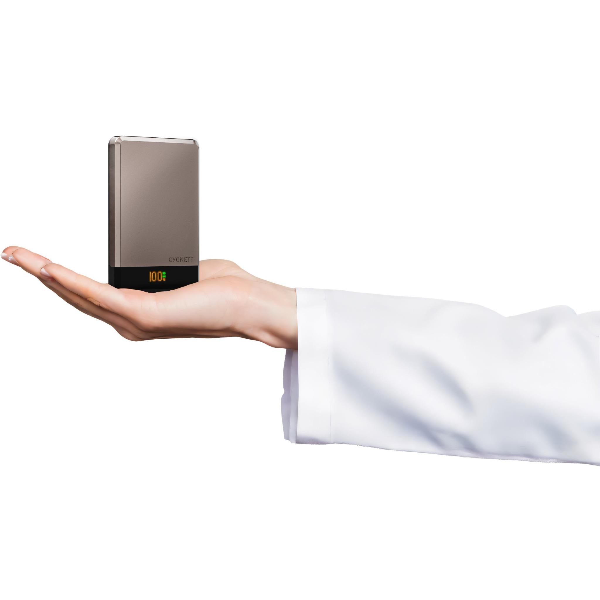 Cygnett MagSlim Magnetic Wireless Power Bank [5K] (Champagne)