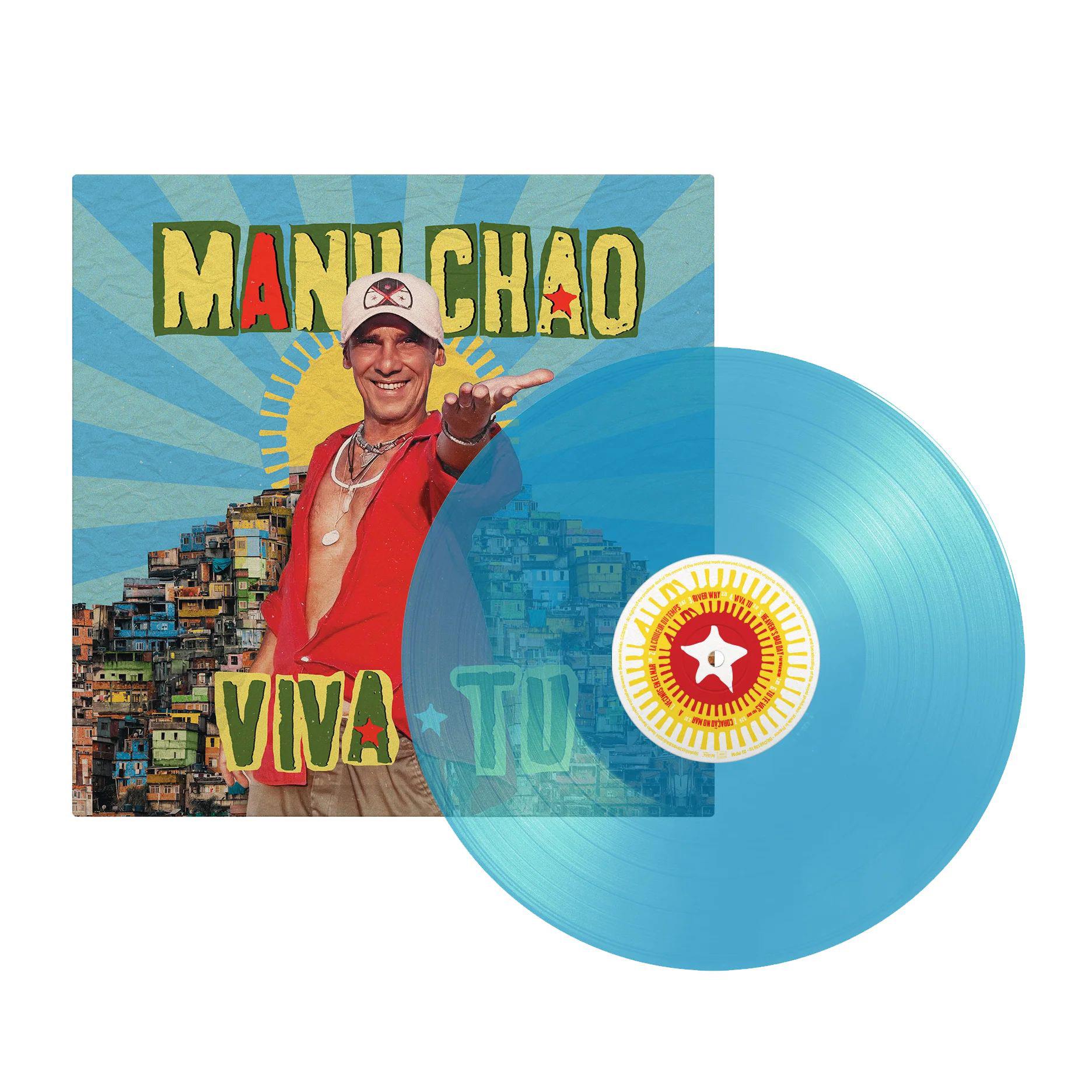 Viva Tu (Clear Blue Vinyl) - By: Manu Chao