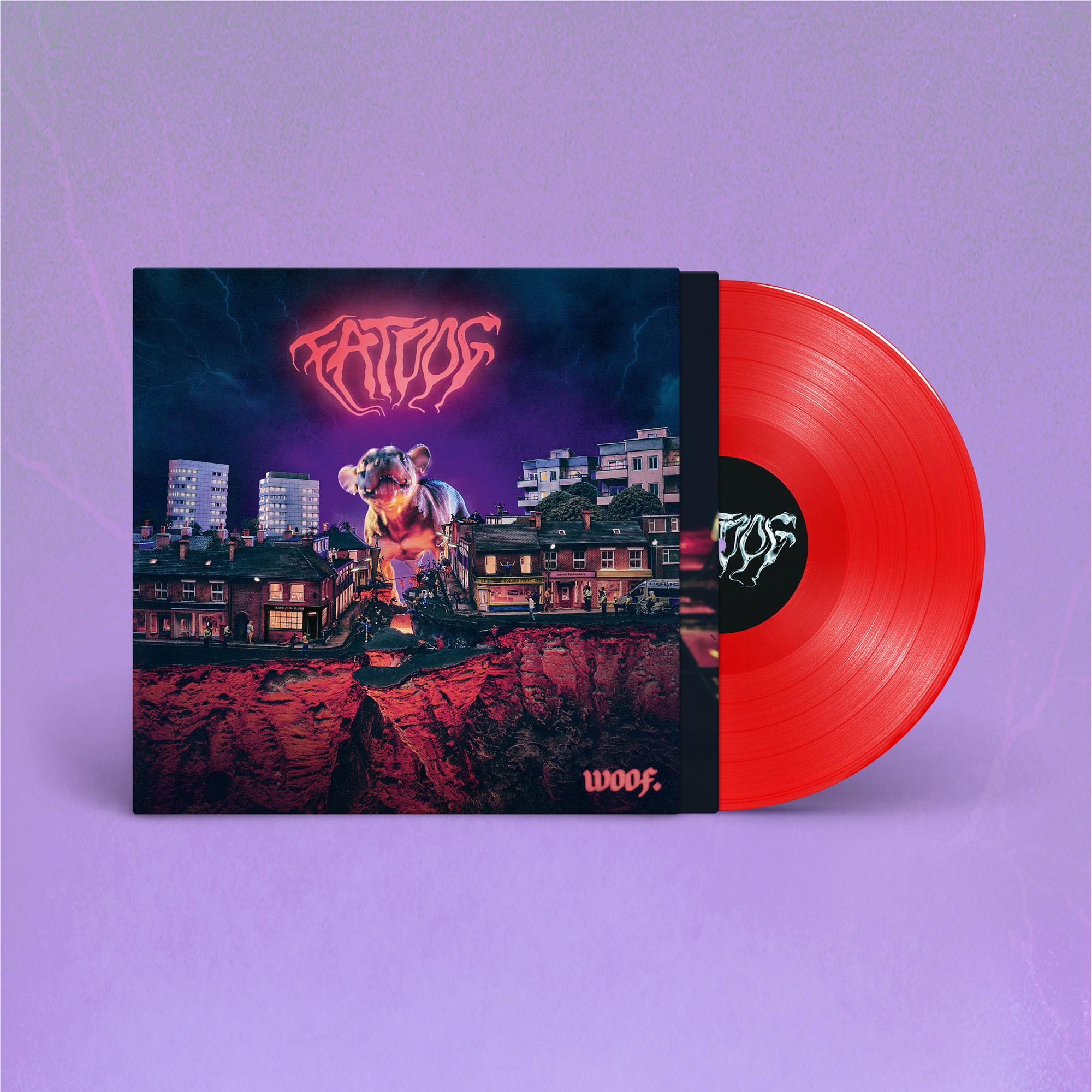 WOOF. (Red Vinyl) - By:Fat Dog