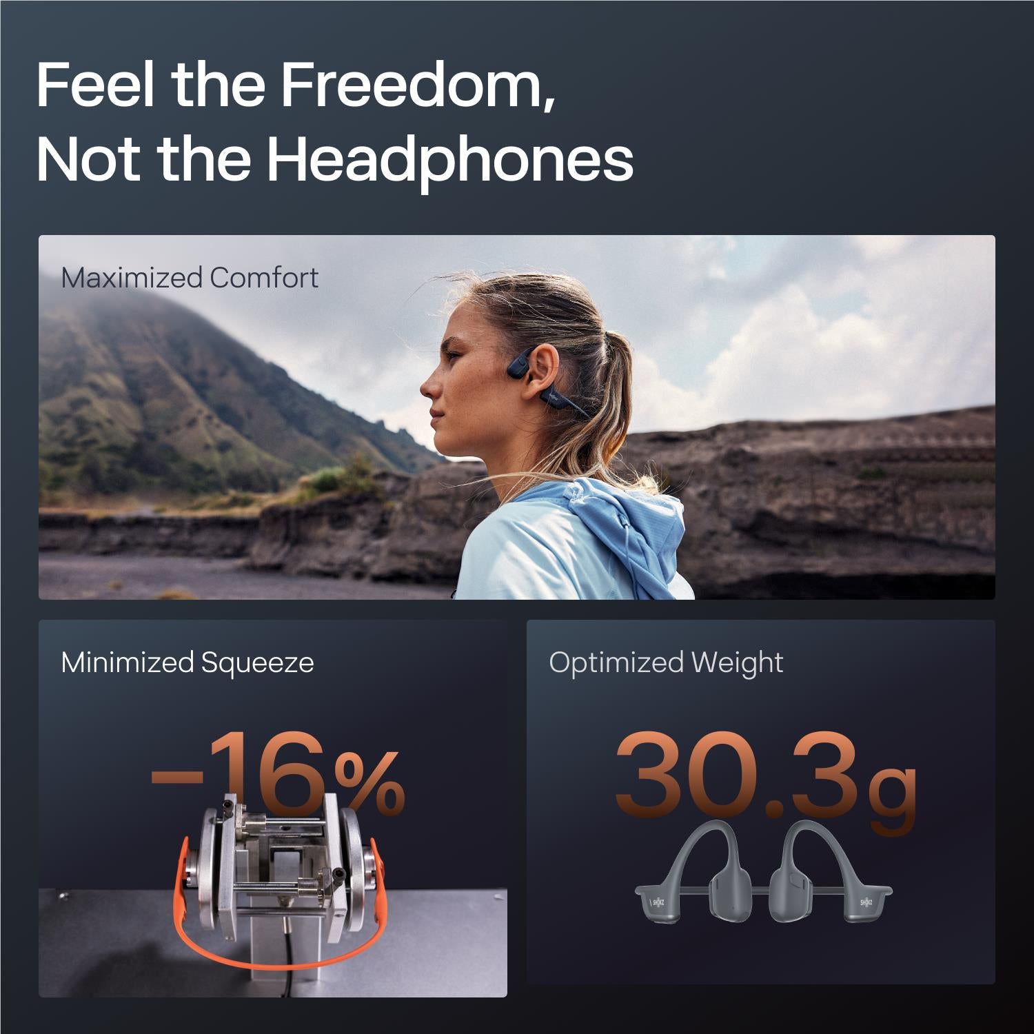 Shokz OpenRun Pro 2 Open-Ear Headphones (Black)