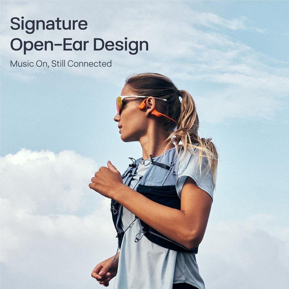 Shokz OpenRun Pro 2 Mini Open-Ear Headphones (Orange)