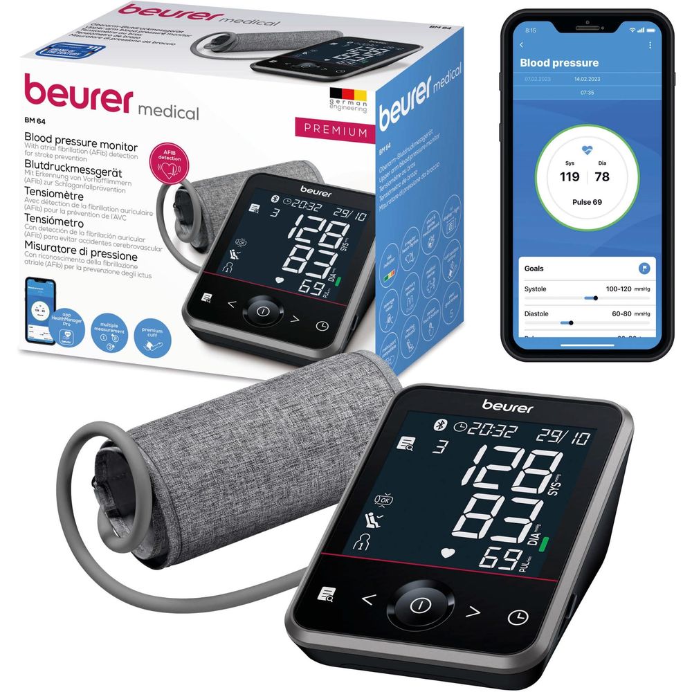 Beurer Bluetooth Upper Arm Blood Pressure Monitor