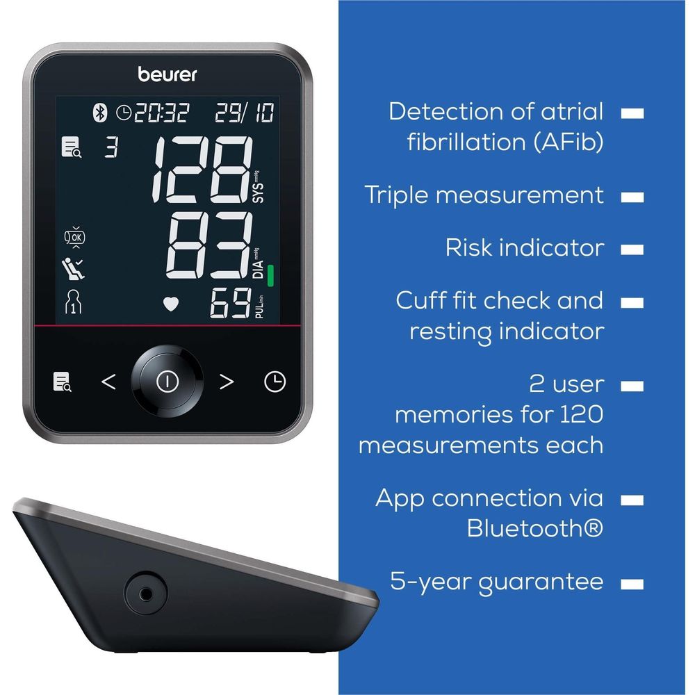 Beurer Bluetooth Upper Arm Blood Pressure Monitor