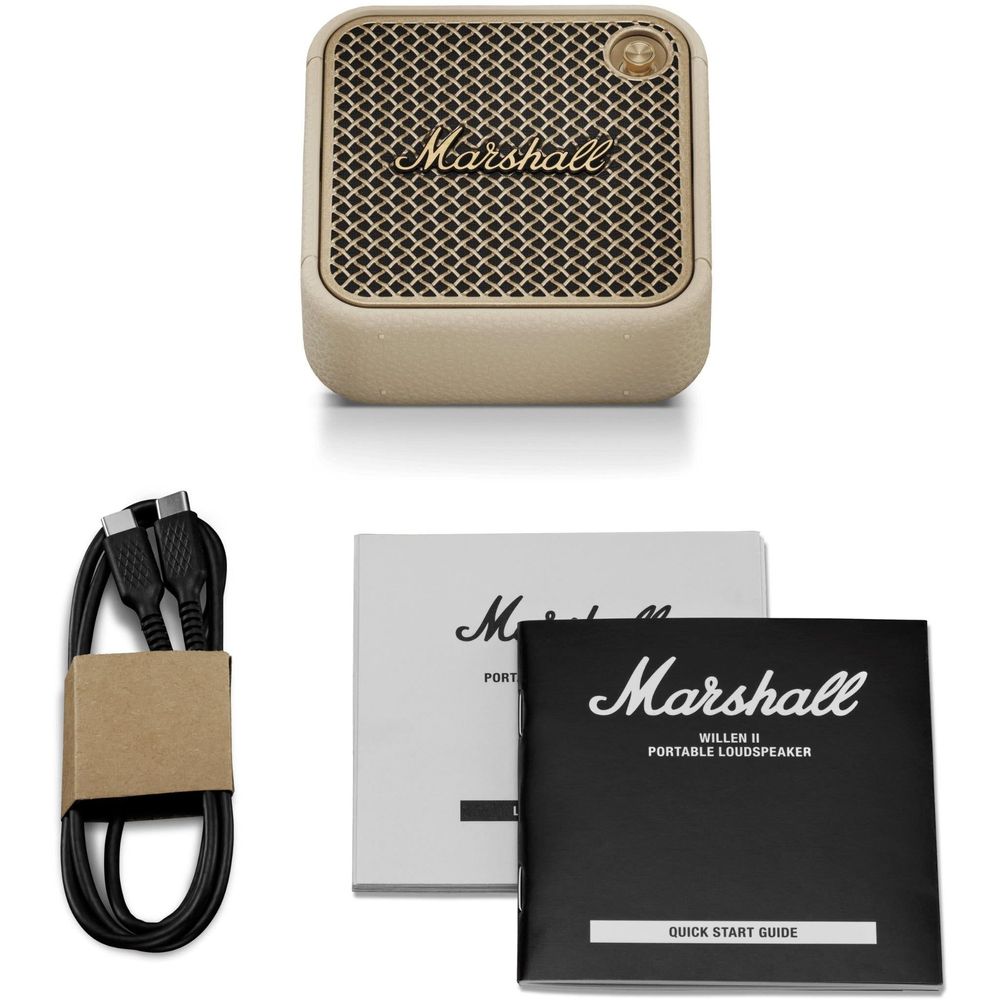 Marshal Willen II Portable Bluetooth Speaker (Cream)