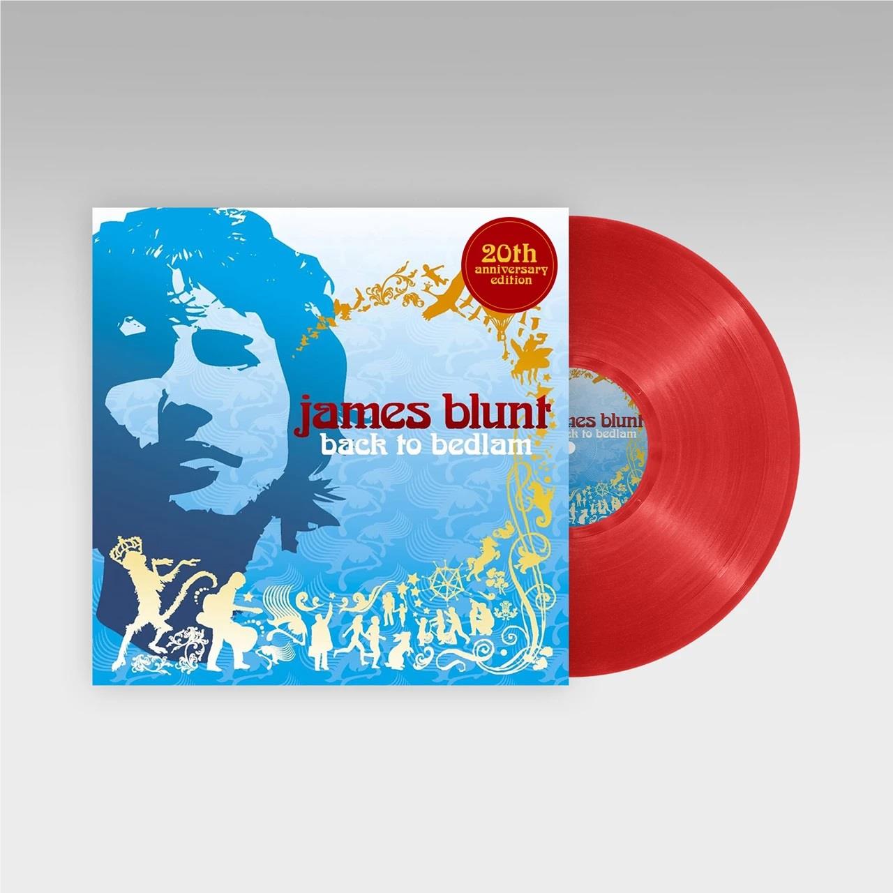 Back to Bedlam: 20th Anniversary Edition (Recycled Red Vinyl) - By: James Blunt