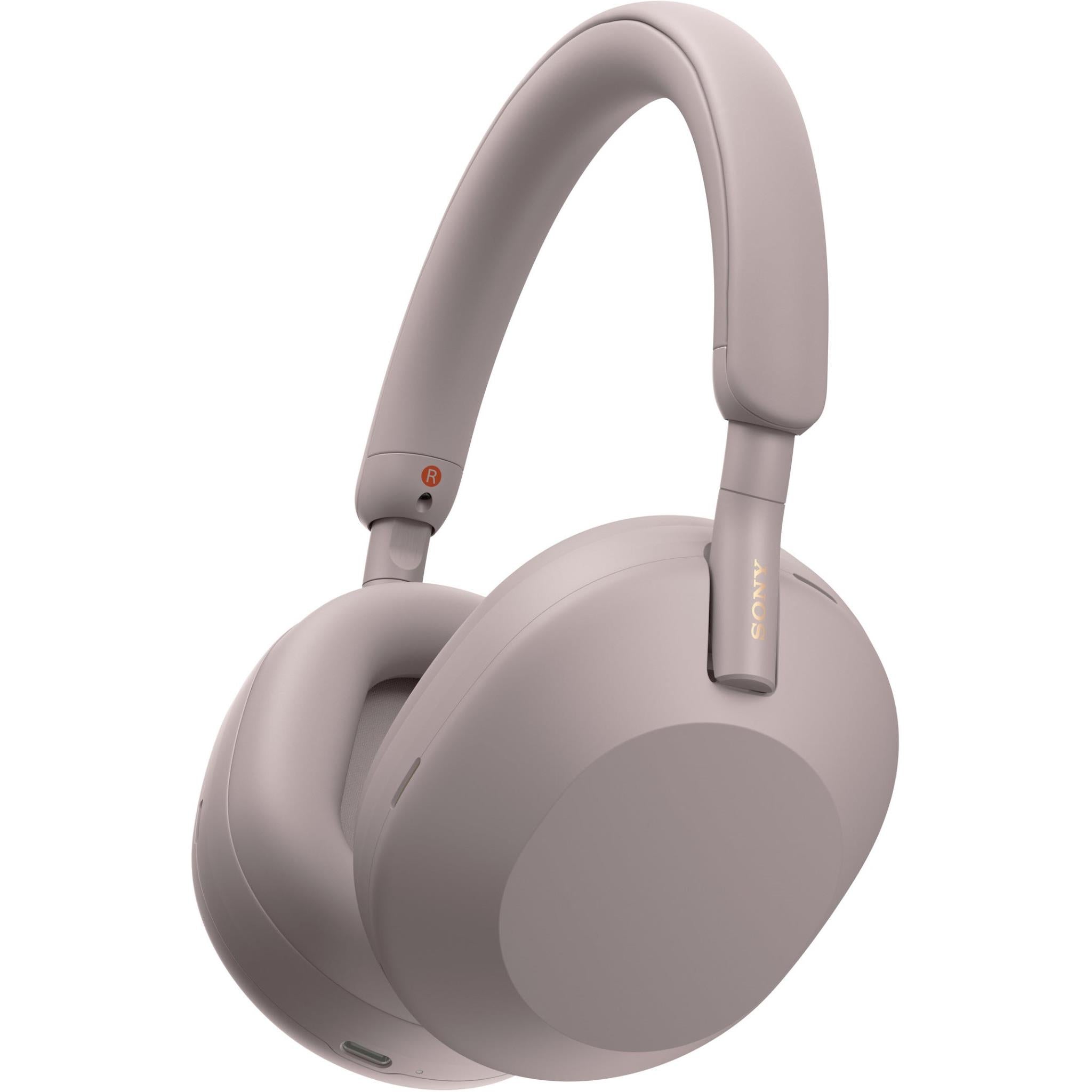 Sony WH-1000XM5 Premium Noise Cancelling Wireless Over-Ear Headphones (Smokey Pink)