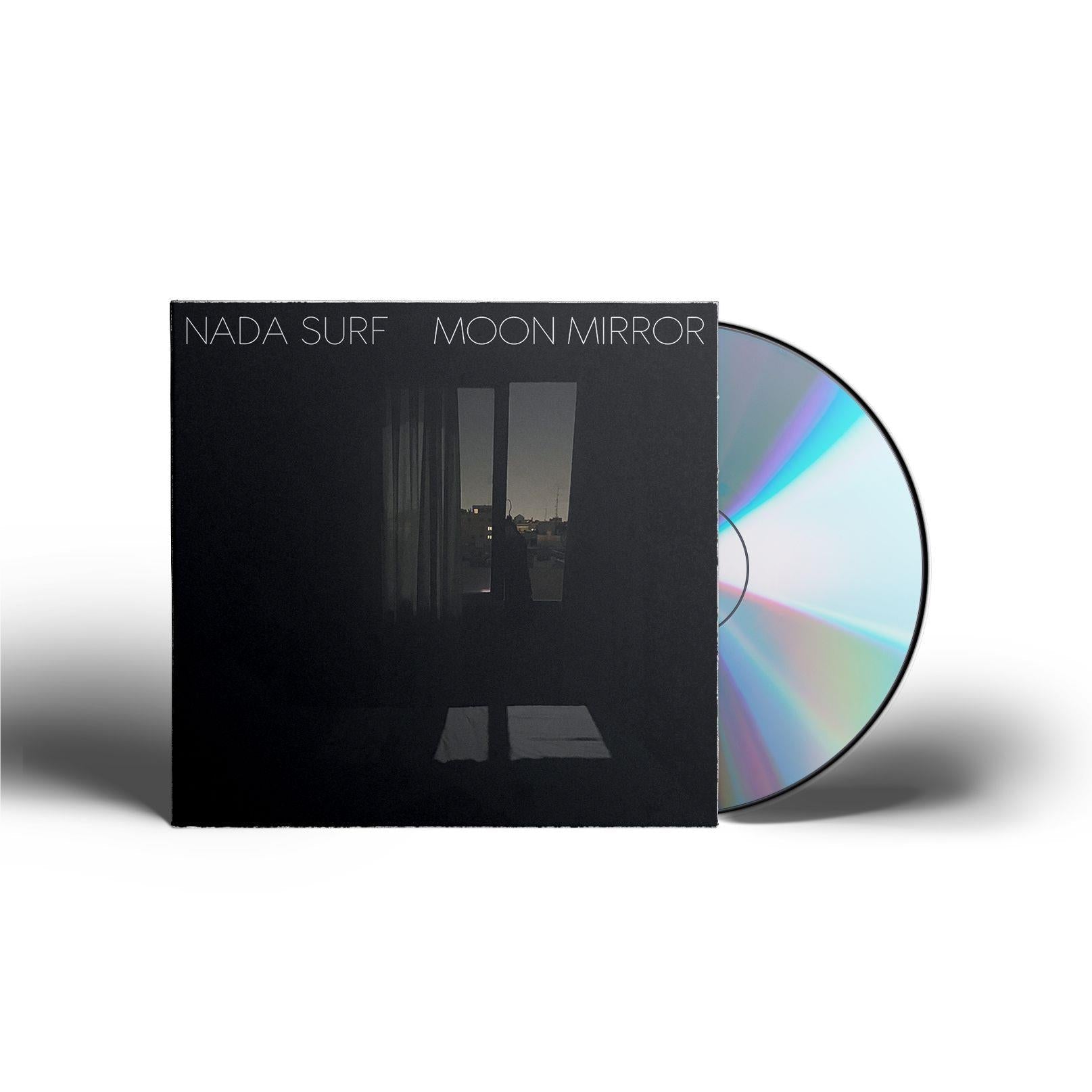 Moon Mirror album by Nada Surf: black CD case with silver disc