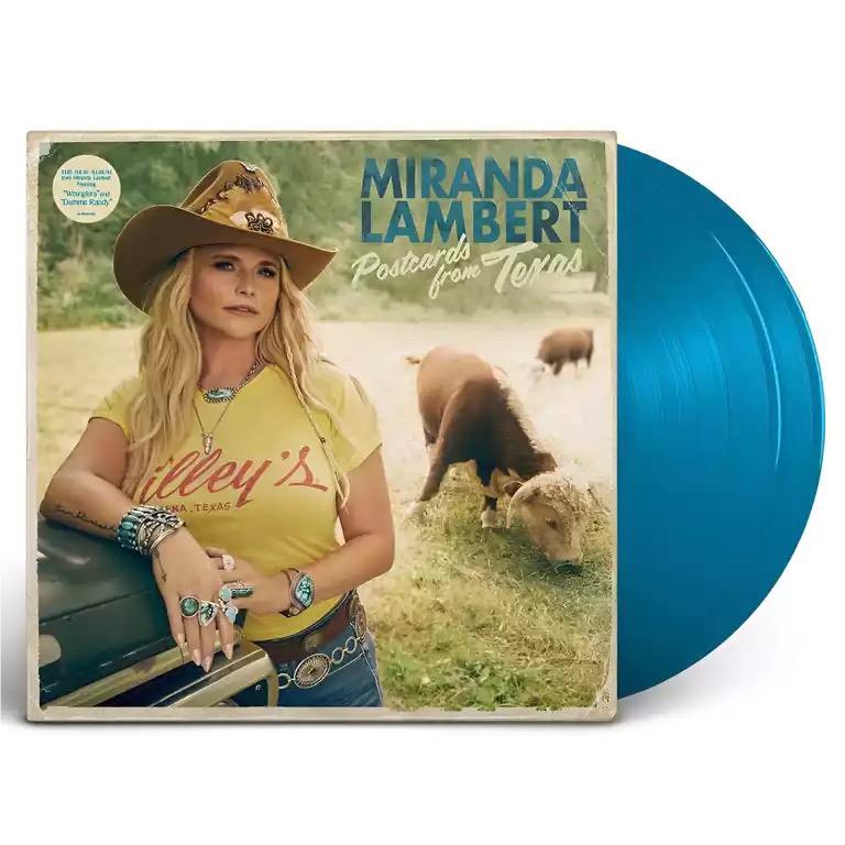 Postcards From Texas (Sea Blue Vinyl) - By: Miranda Lambert